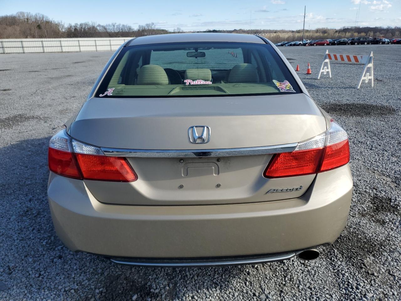 2013 Honda Accord VIN 1HGCR2F30DA076271 Copart auction photo, rear end / front end damage thumbnail 6