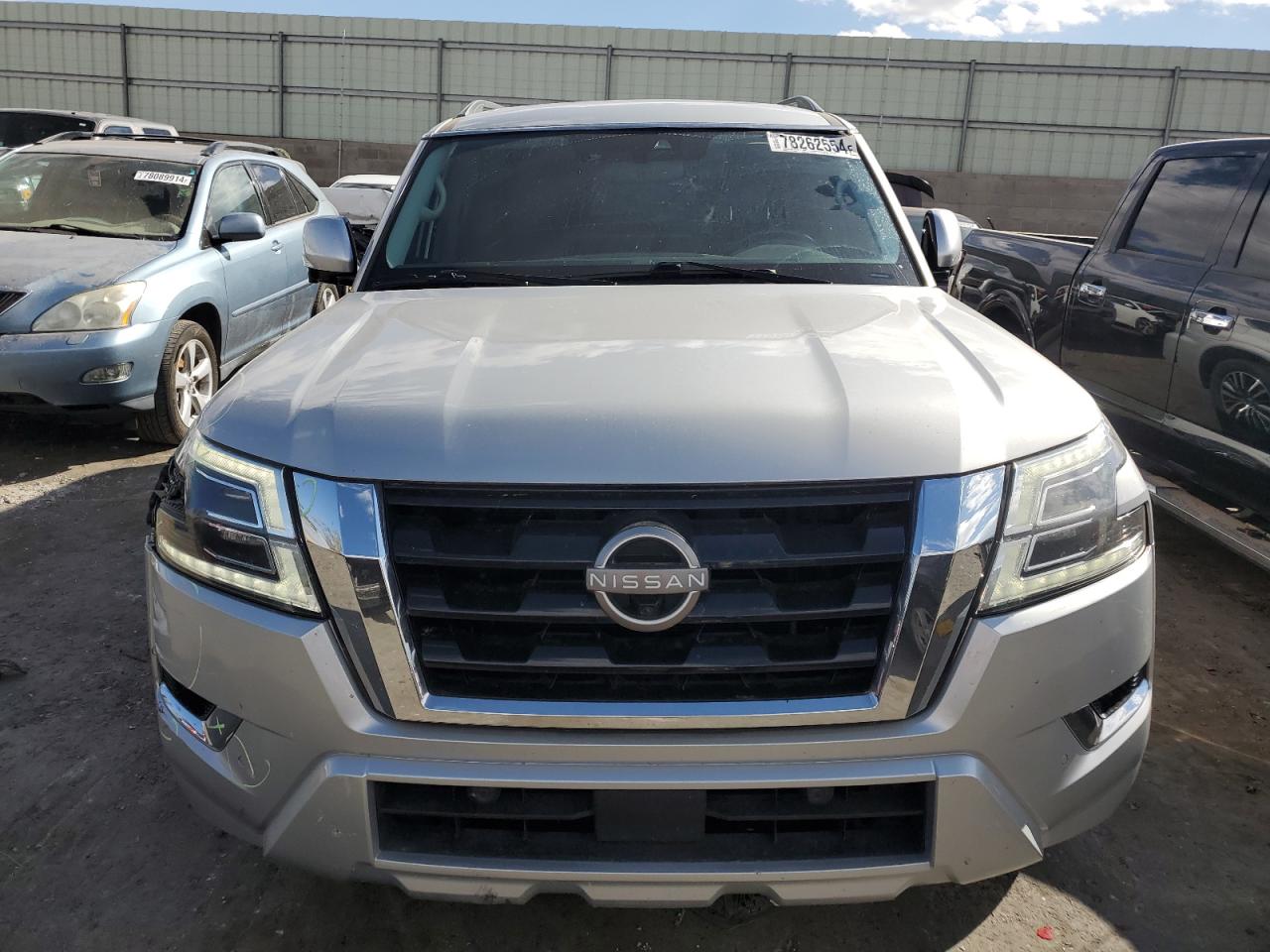 2021 Nissan Armada VIN JN8AY2BB4M9794725 Copart auction photo, side / undercarriage damage thumbnail 5