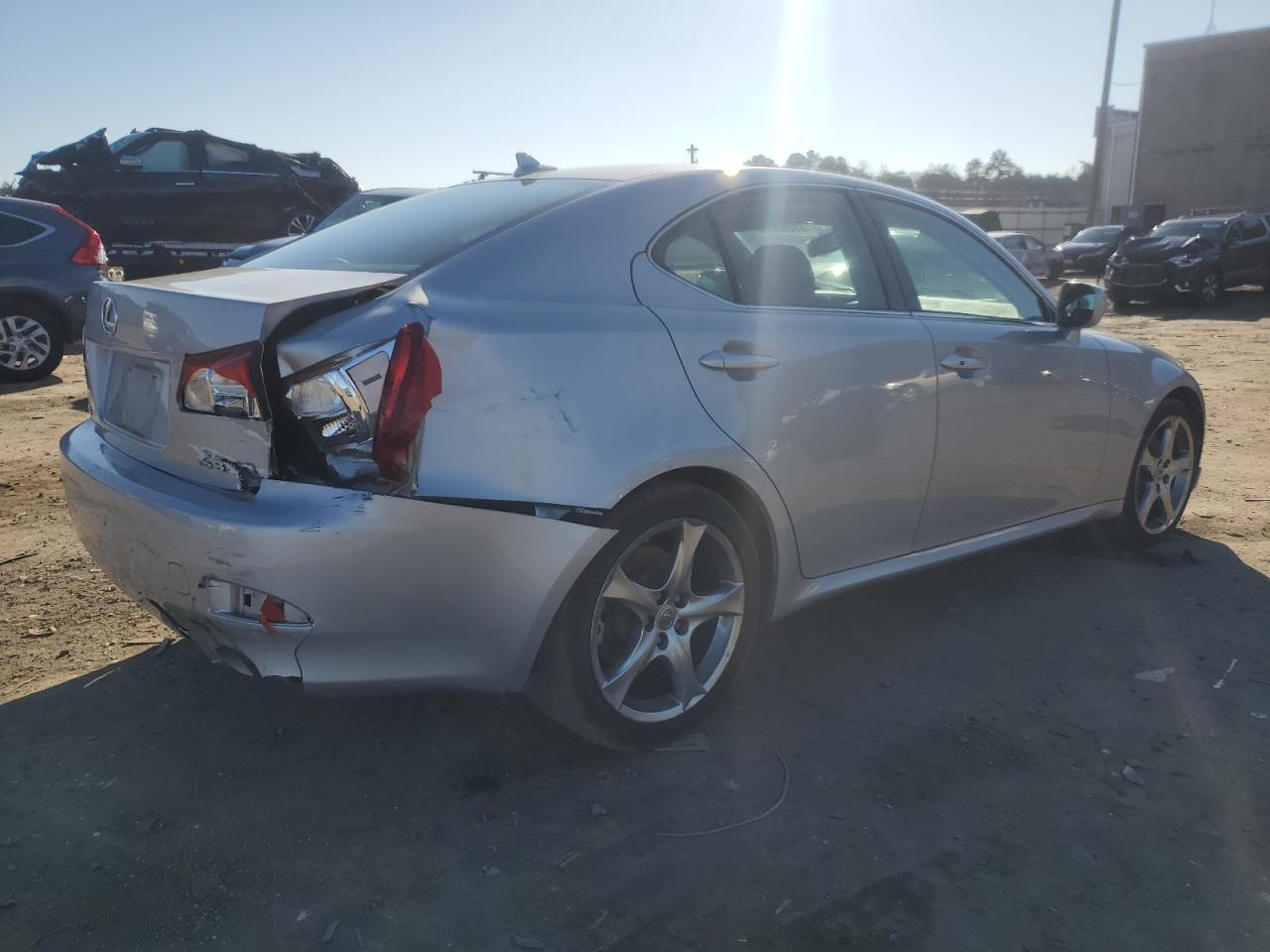 2007 Lexus IS VIN JTHBE262372010341 Copart auction photo, all over damage thumbnail 3