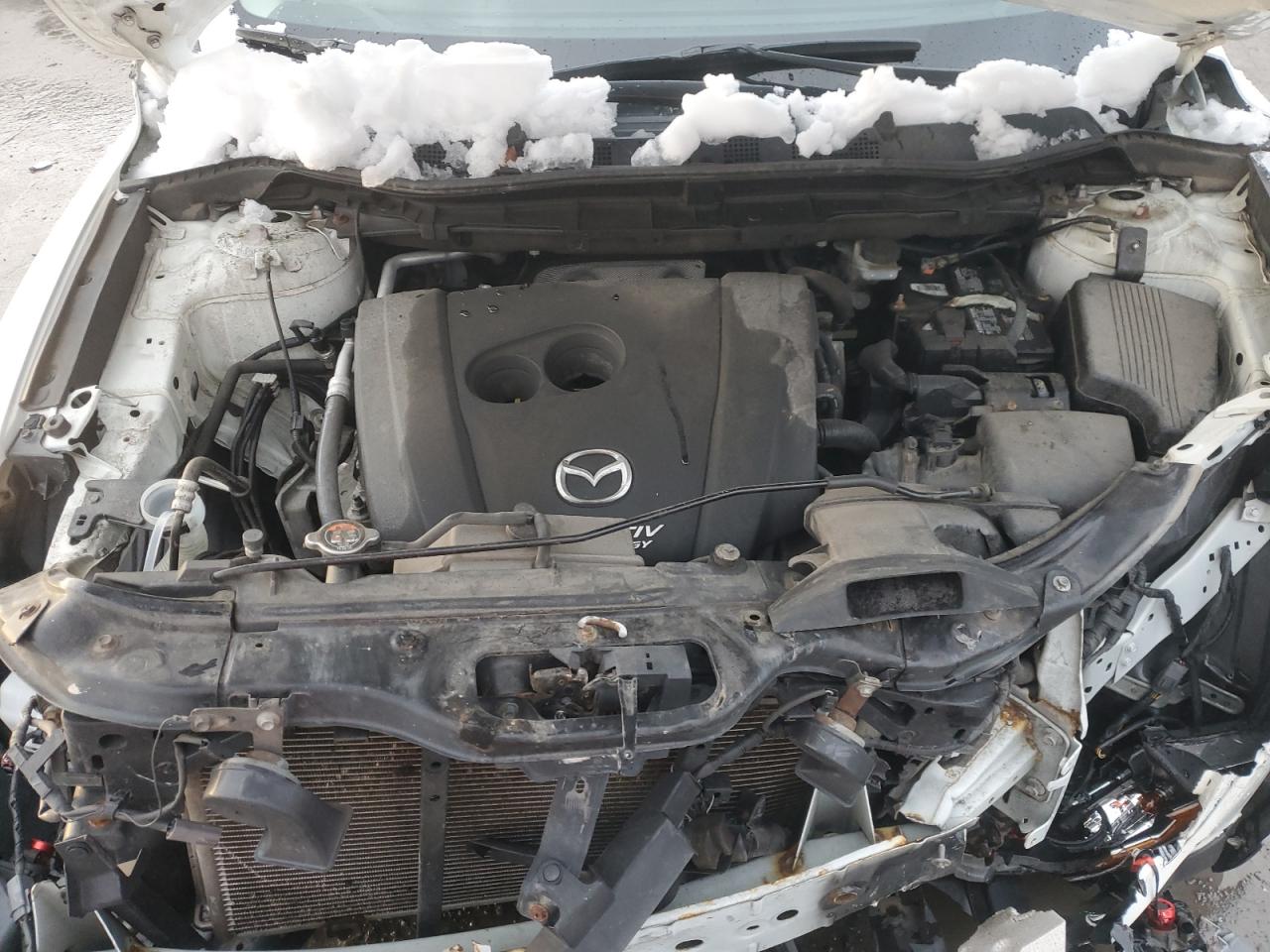 2016 Mazda CX-5 VIN JM3KE4DY3G0655613 Copart auction photo, front end damage thumbnail 13