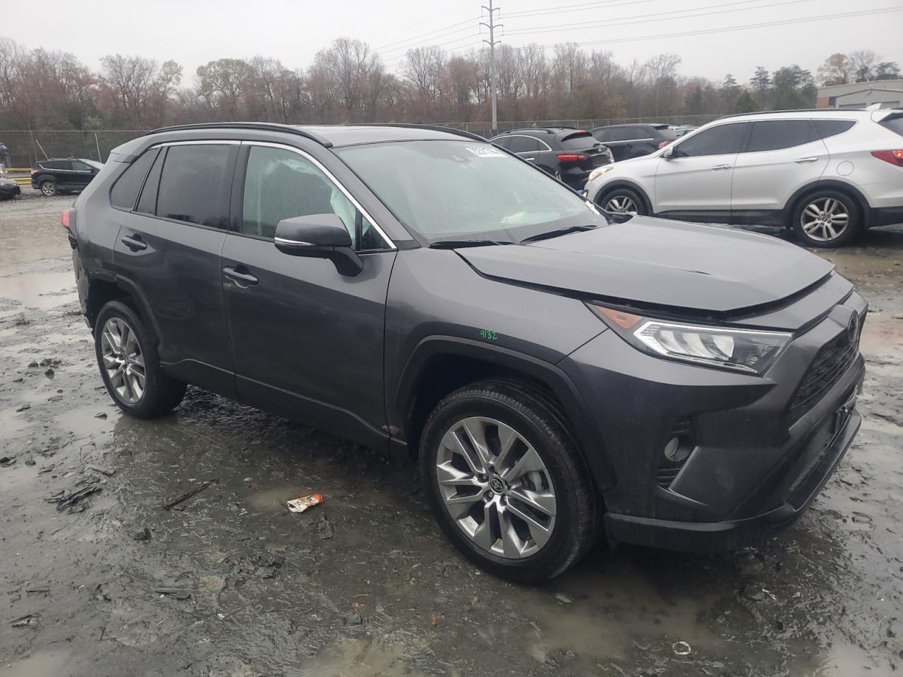 2021 Toyota RAV 4 VIN 2T3A1RFV7MC250587 Copart auction photo, rear end / undercarriage damage thumbnail 4