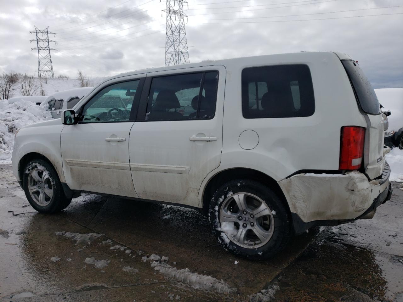 2015 Honda Pilot VIN 5FNYF4H48FB061266 Copart auction photo, rear end / side damage thumbnail 2