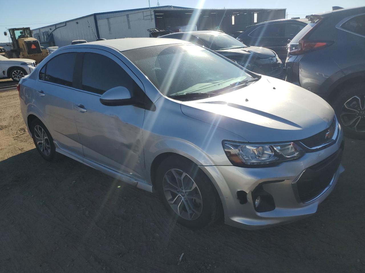 2017 Chevrolet Sonic VIN 1G1JD5SH2H4167160 Copart auction photo, hail damage thumbnail 4