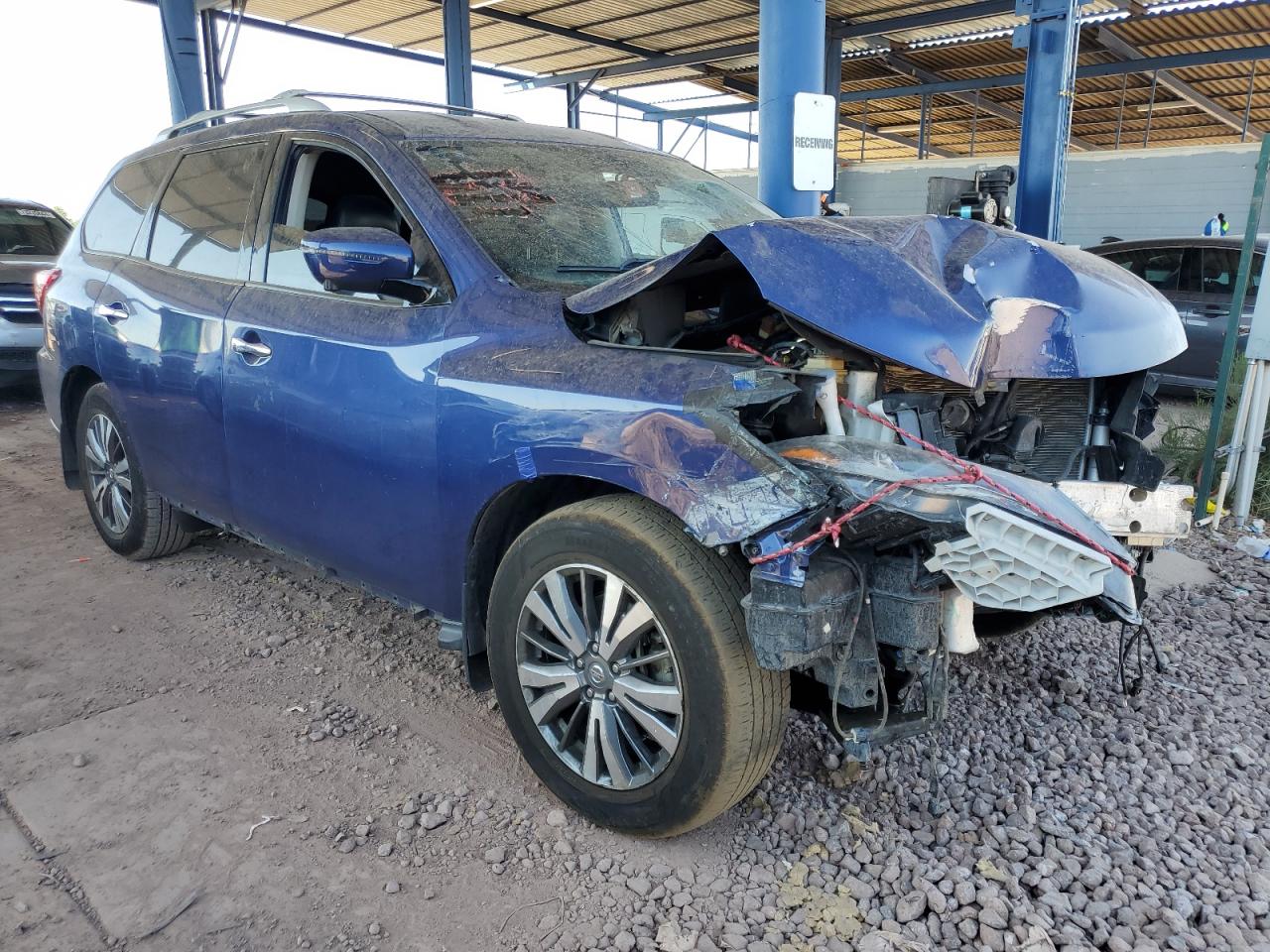 2019 Nissan Pathfinder VIN 5N1DR2MN9KC609738 Copart auction photo, front end damage thumbnail 4