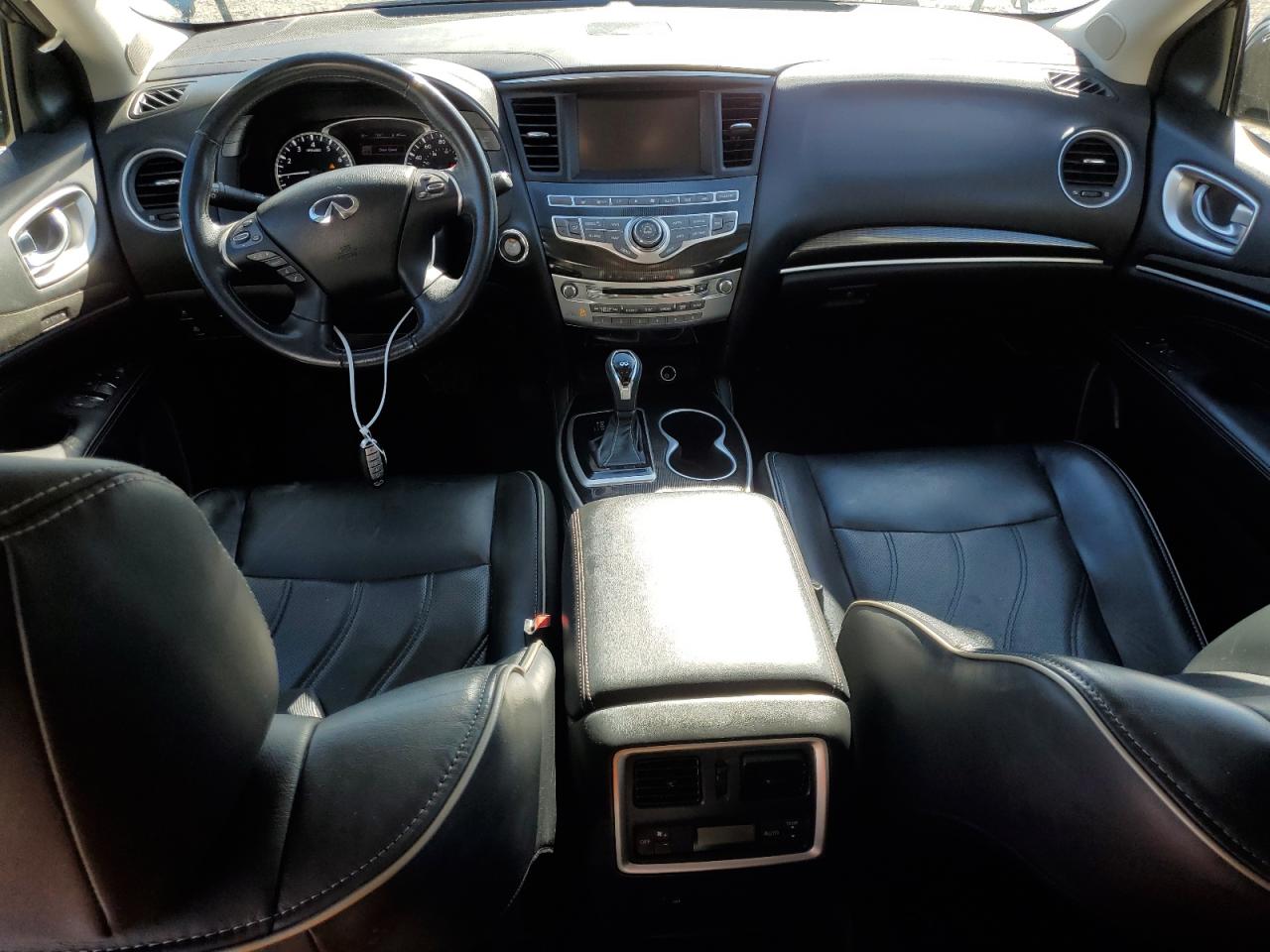 2017 Infiniti QX60 VIN 5N1DL0MM5HC549317 Copart auction photo, side / front end damage thumbnail 8