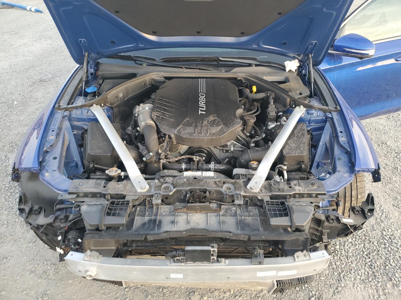 2023 Genesis G70 VIN KMTG54TEXPU115465 Copart auction photo, front end damage thumbnail 12