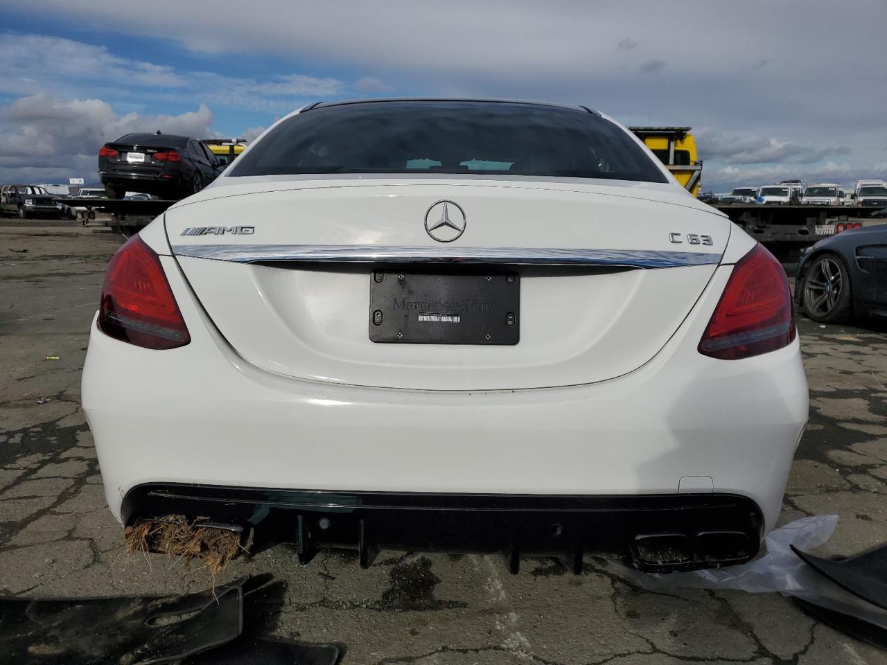 2021 Mercedes-Benz C-klasse VIN W1KWF8GB0MR607439 Copart auction photo, all over damage thumbnail 6