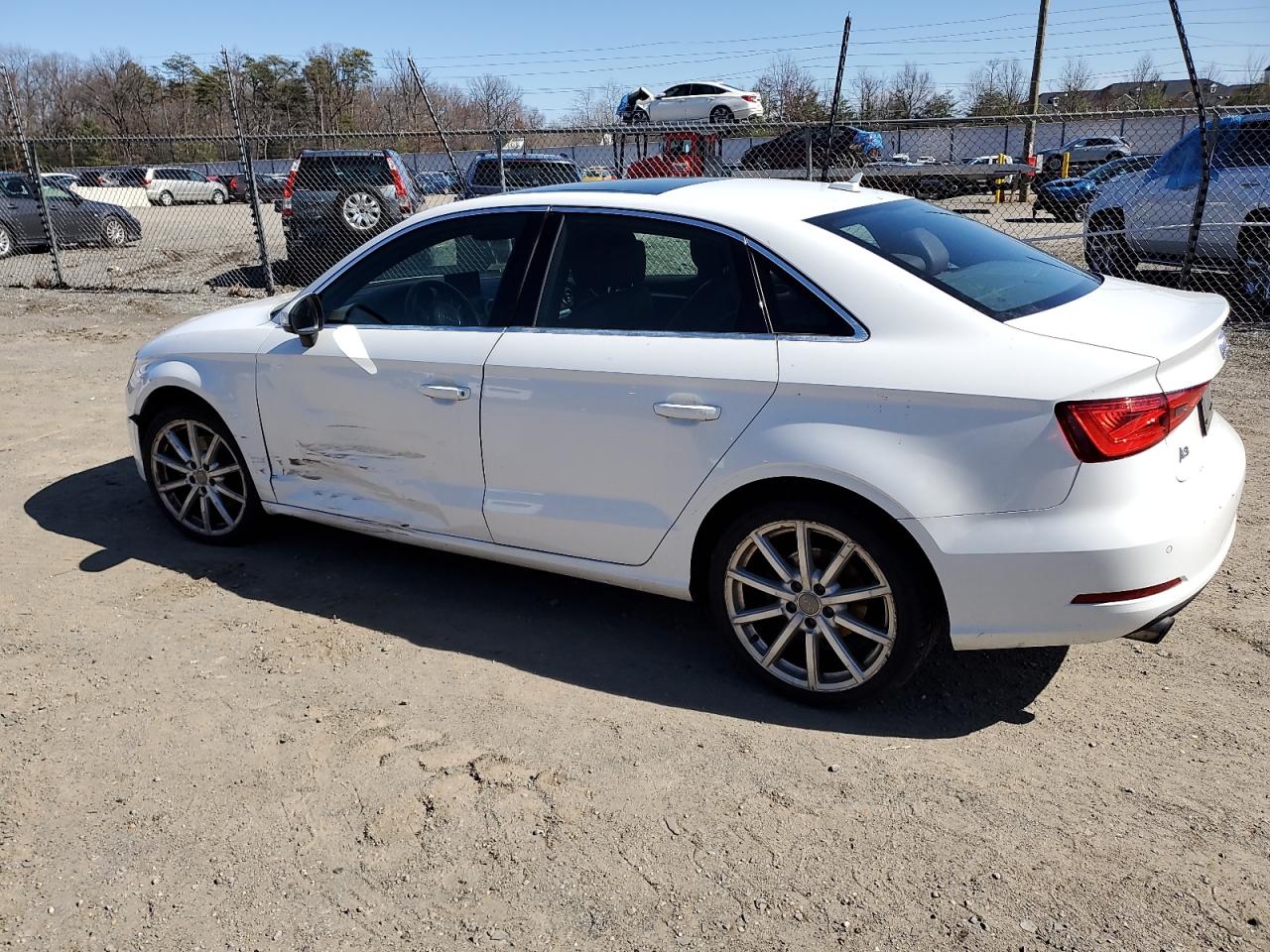 2016 Audi A3 VIN WAUE8GFF5G1081985 Copart auction photo, burn - engine / side damage thumbnail 2