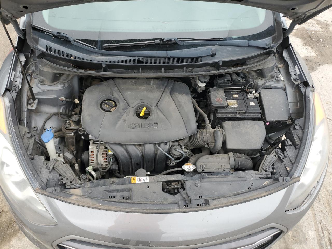 2017 Hyundai Elantra VIN KMHD35LHXHU383601 Copart auction photo, all over damage thumbnail 11