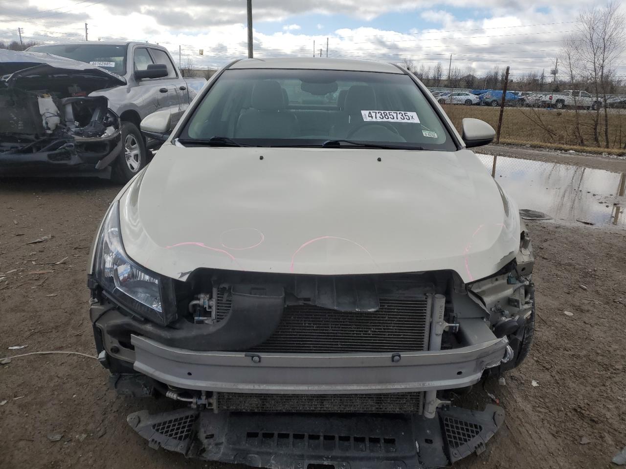 2014 Chevrolet Cruze VIN 1G1PG5SB7E7360640 Copart auction photo, front end / mechanical damage thumbnail 5
