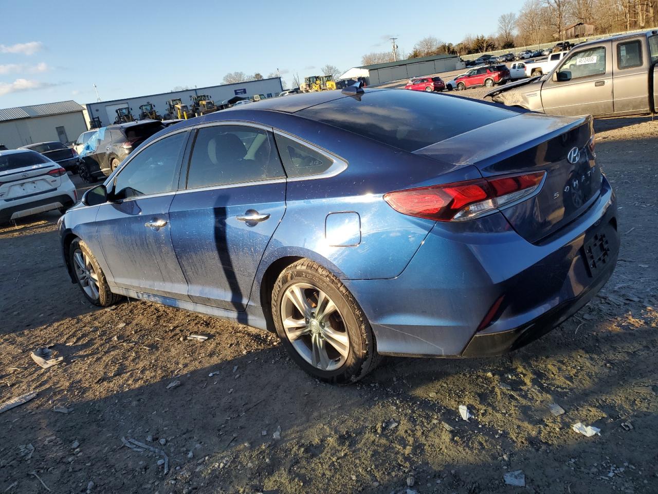 2018 Hyundai Sonata VIN 5NPE34AF3JH642031 Copart auction photo, front end damage thumbnail 2