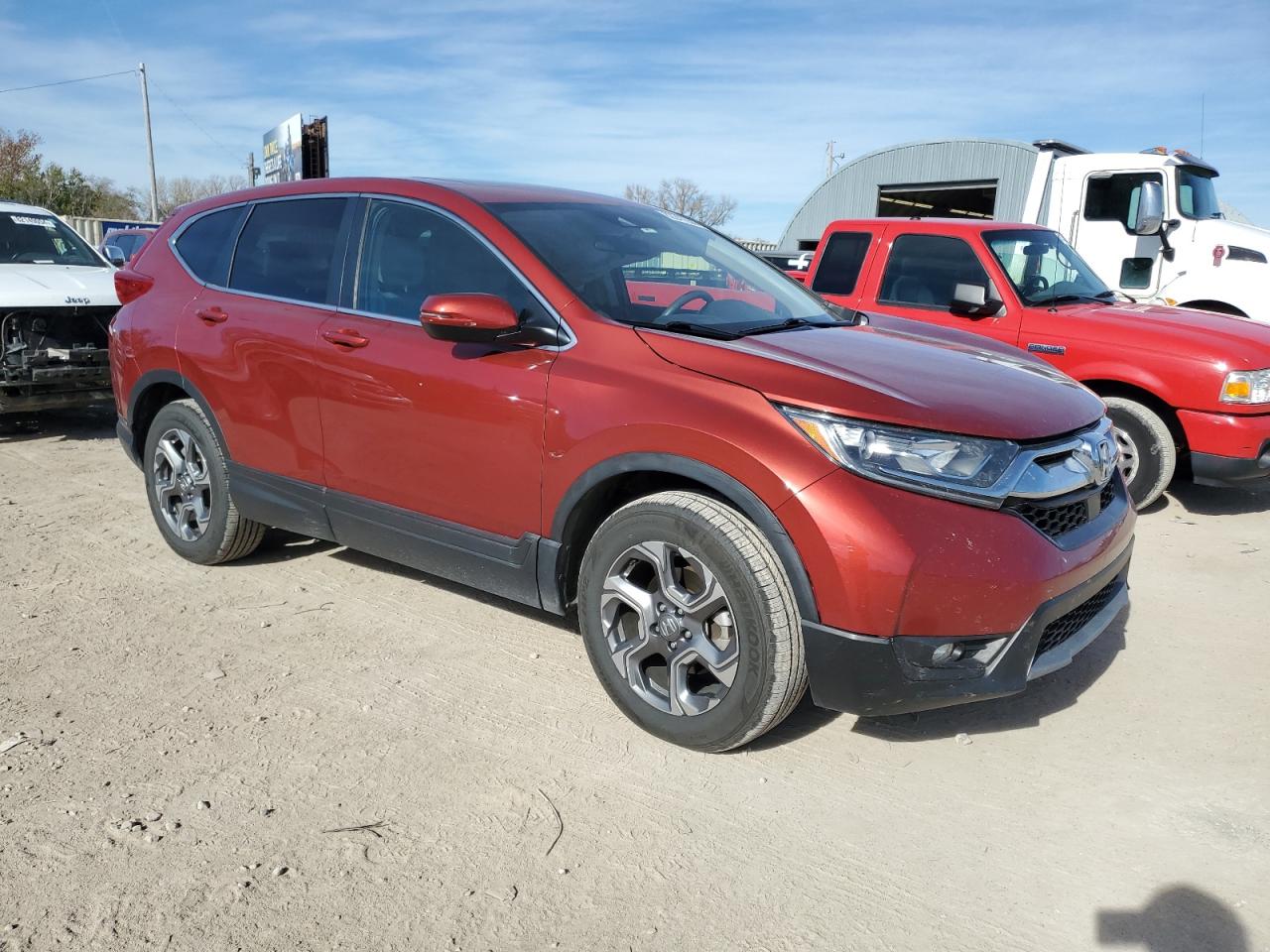 2018 Honda CR-V VIN 2HKRW2H58JH677898 Copart auction photo, side / minor dent/scratches damage thumbnail 4