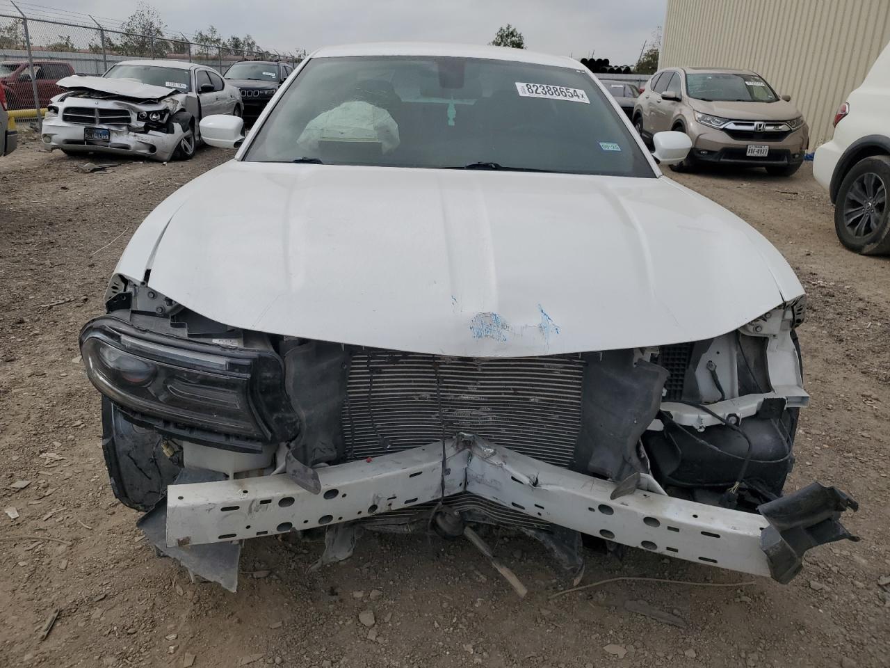 2017 Dodge Charger VIN 2C3CDXBG4HH625209 Copart auction photo, front end / side damage thumbnail 5