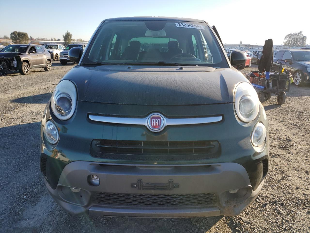 2014 Fiat 500 VIN ZFBCFADH4EZ003989 Copart auction photo, side damage thumbnail 5