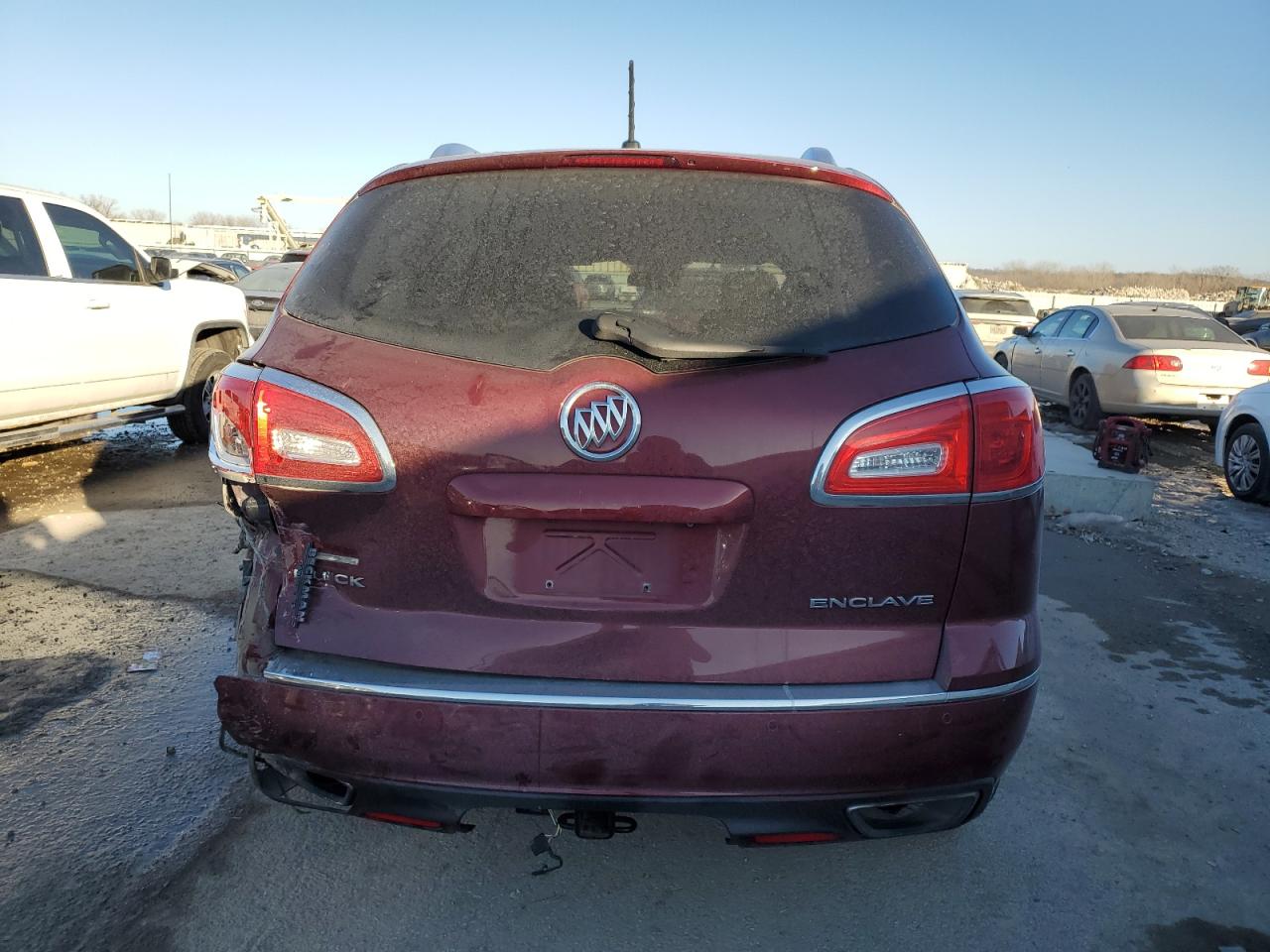 2015 Buick Enclave VIN 5GAKRBKD5FJ353171 Copart auction photo, rear end damage thumbnail 6