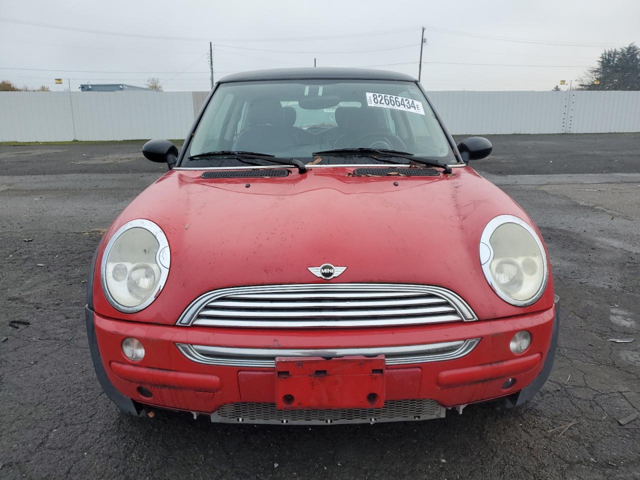 2003 MINI Cooper VIN WMWRC33413TC45360 Copart auction photo, front end damage thumbnail 5