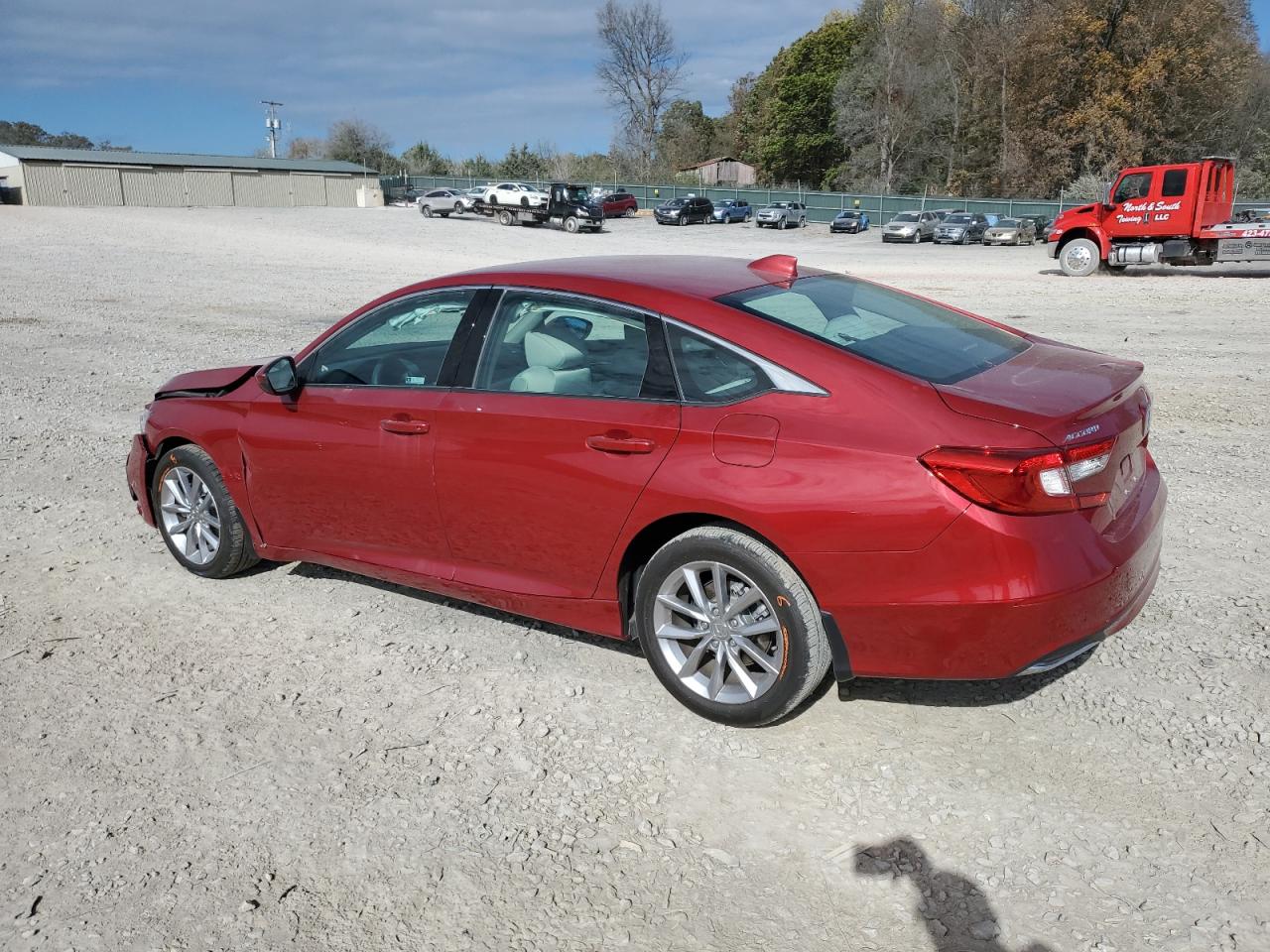2022 Honda Accord VIN 1HGCV1F12NA007703 Copart auction photo, frame damage / front end damage thumbnail 2