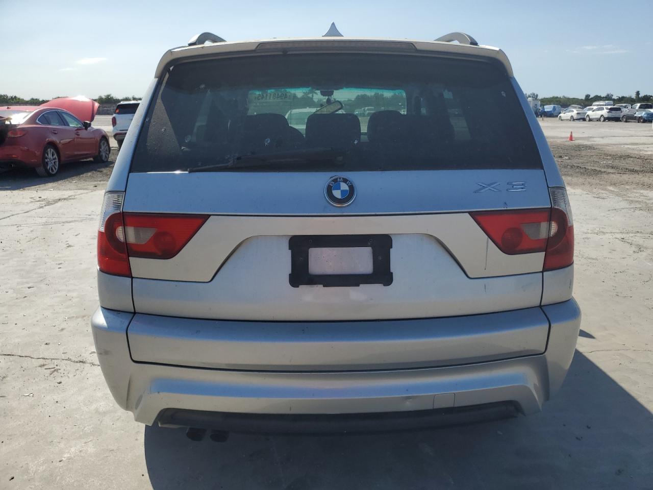 2006 BMW X3 VIN WBXPA93476WG83003 Copart auction photo, front end damage thumbnail 6