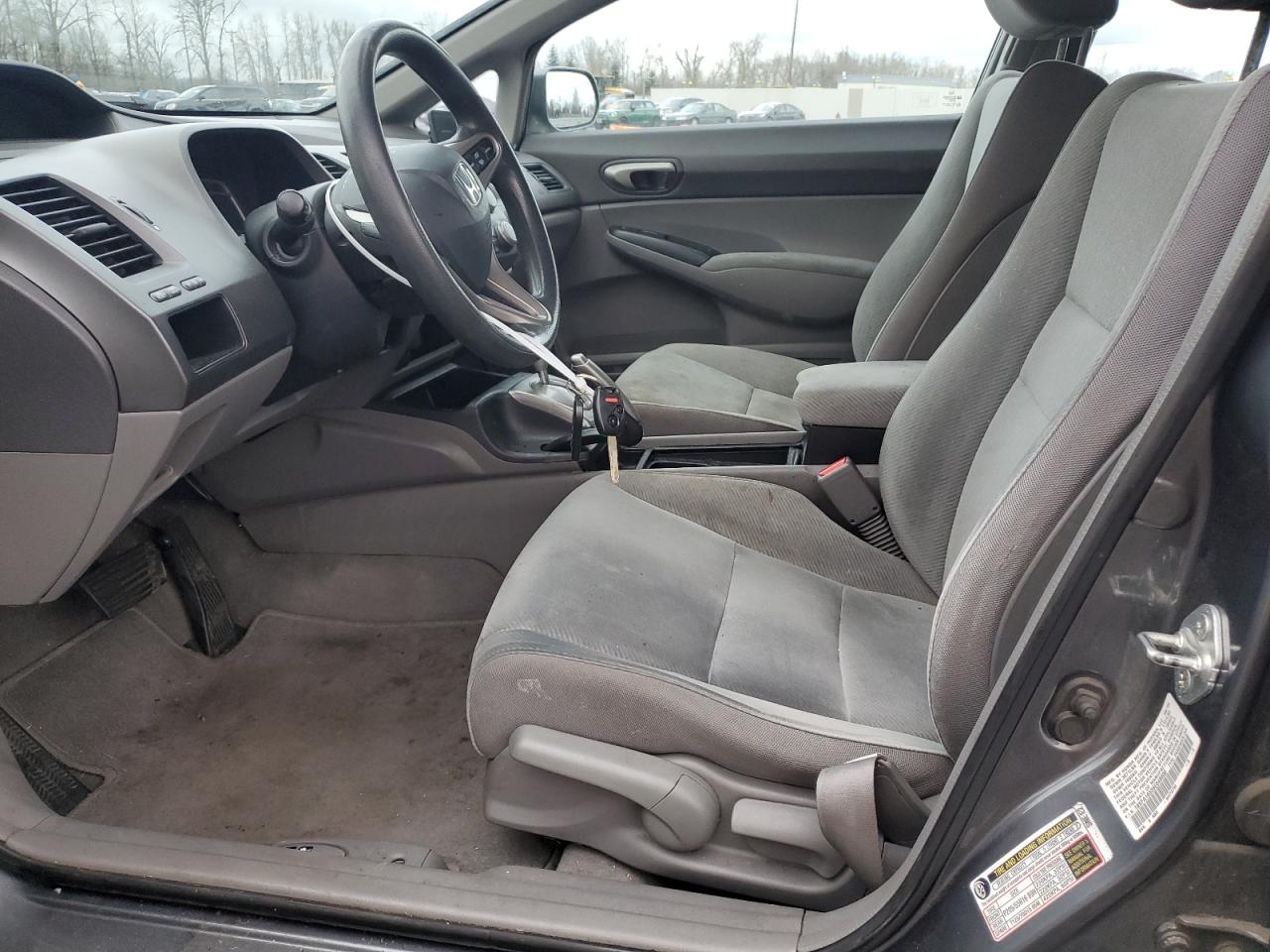 2009 Honda Civic VIN 19XFA16539E048600 Copart auction photo, front end damage thumbnail 7