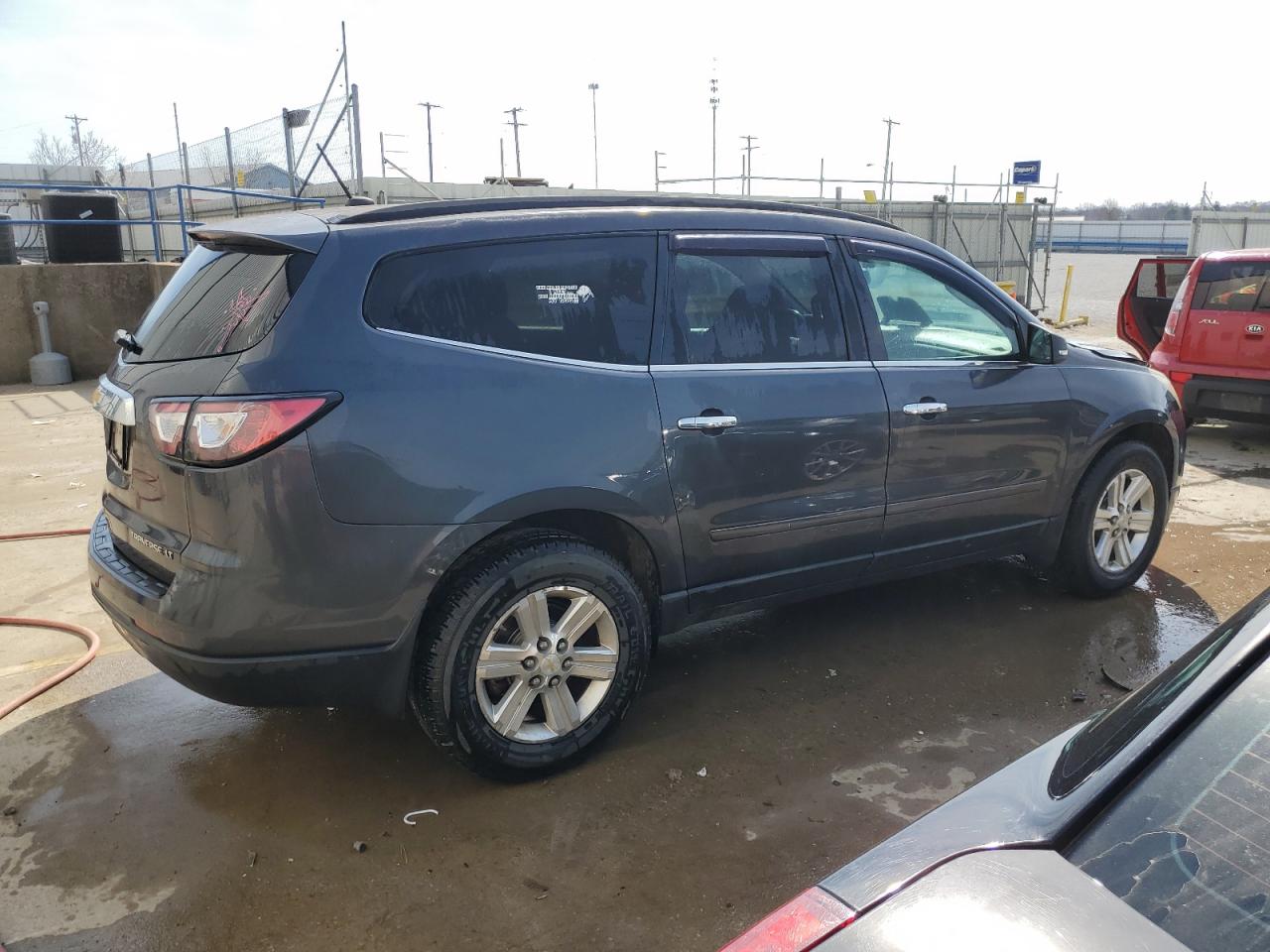 2013 Chevrolet Traverse VIN 1GNKVGKD7DJ164453 Copart auction photo, front end damage thumbnail 3