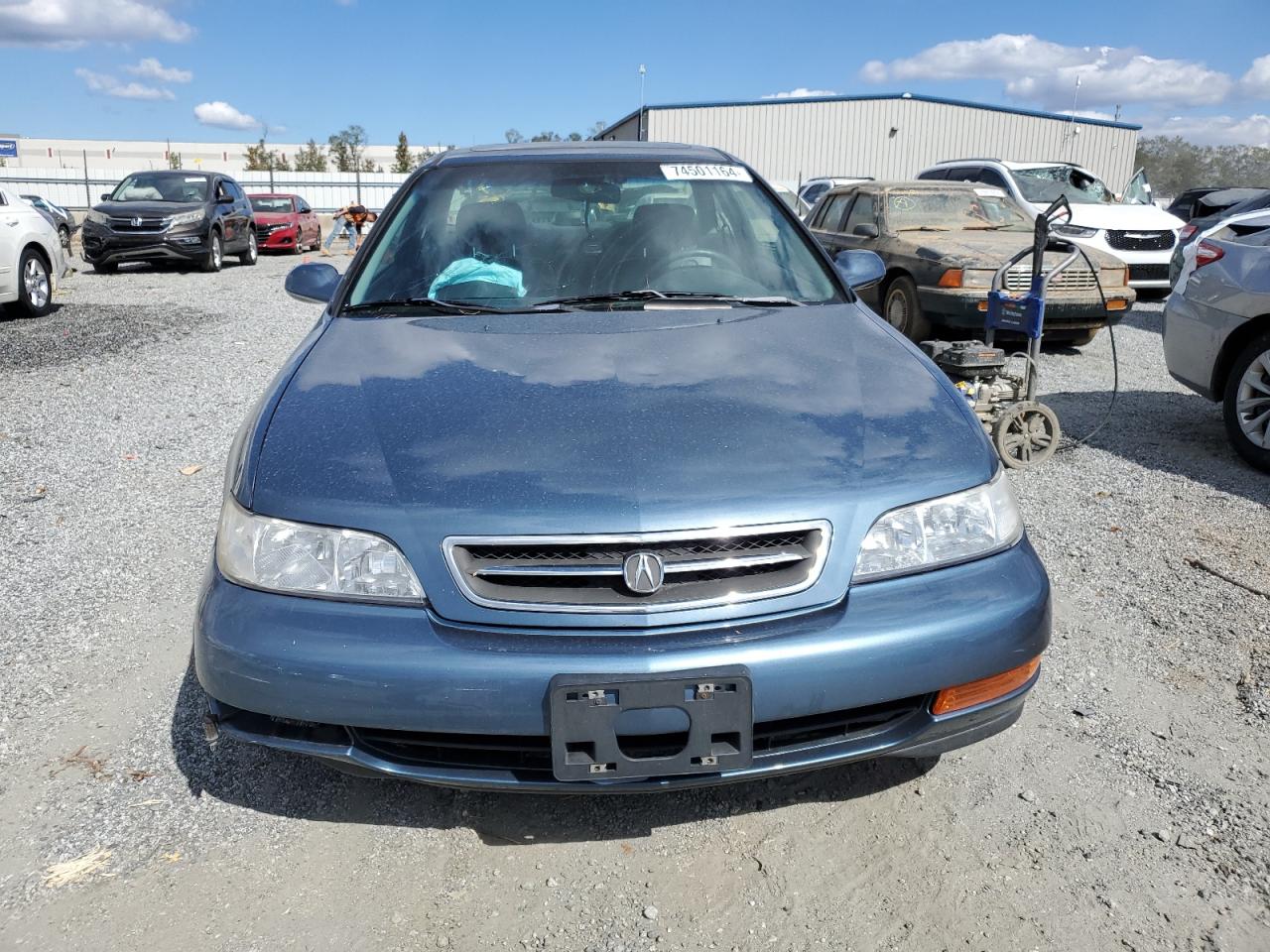 1997 Acura CL VIN 19UYA2258VL014630 Copart auction photo, front end / undercarriage damage thumbnail 5