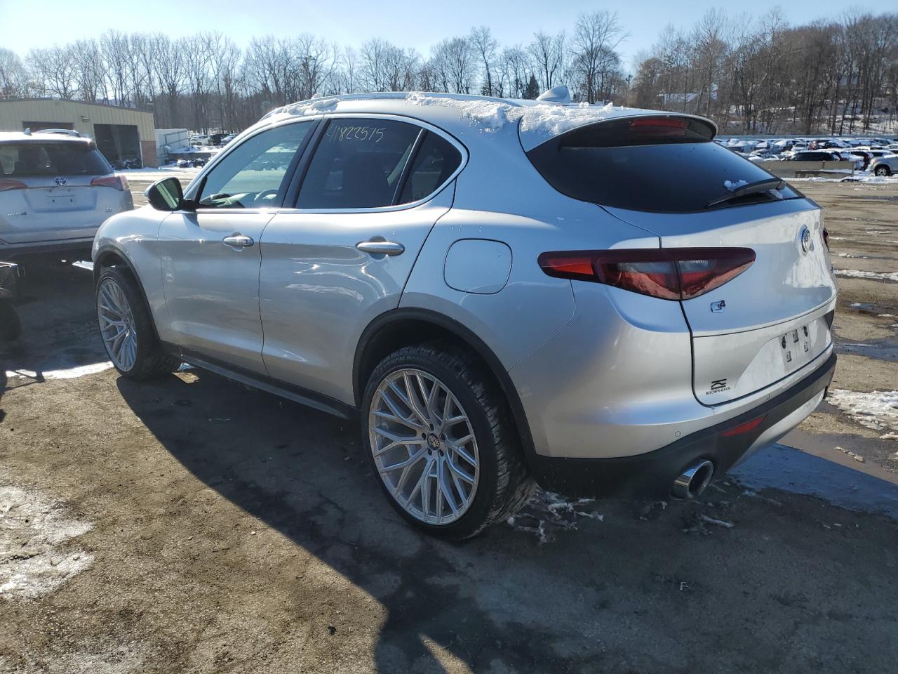 2018 Alfa Romeo Stelvio VIN ZASFAKAN2J7B80319 Copart auction photo, front end / minor dent/scratches damage thumbnail 2