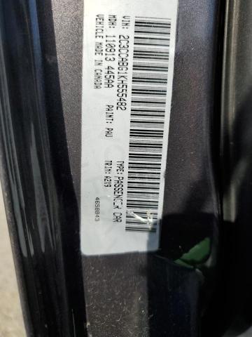 2019 Chrysler 300 VIN 2C3CCABG1KH555482 Copart auction photo, side / rear end damage thumbnail 13