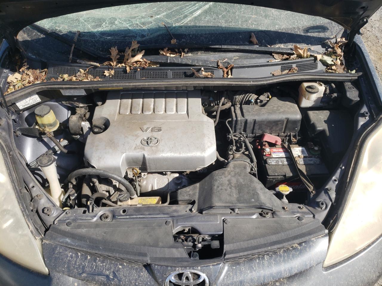 2010 Toyota Sienna VIN 5TDKK4CC6AS324648 Copart auction photo, top/roof damage thumbnail 12
