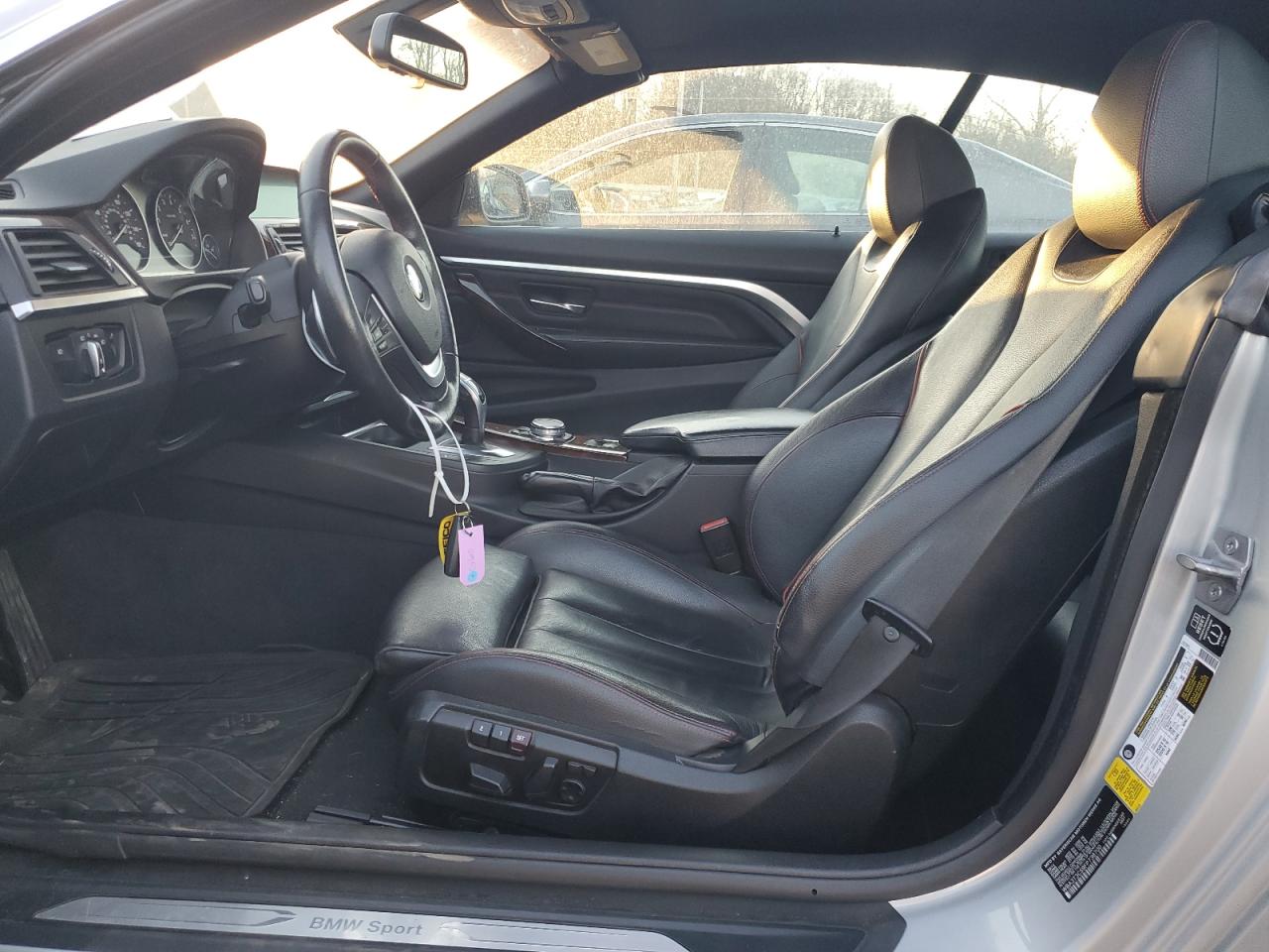 2015 BMW 4er VIN WBA3T3C59FP738700 Copart auction photo, front end damage thumbnail 7