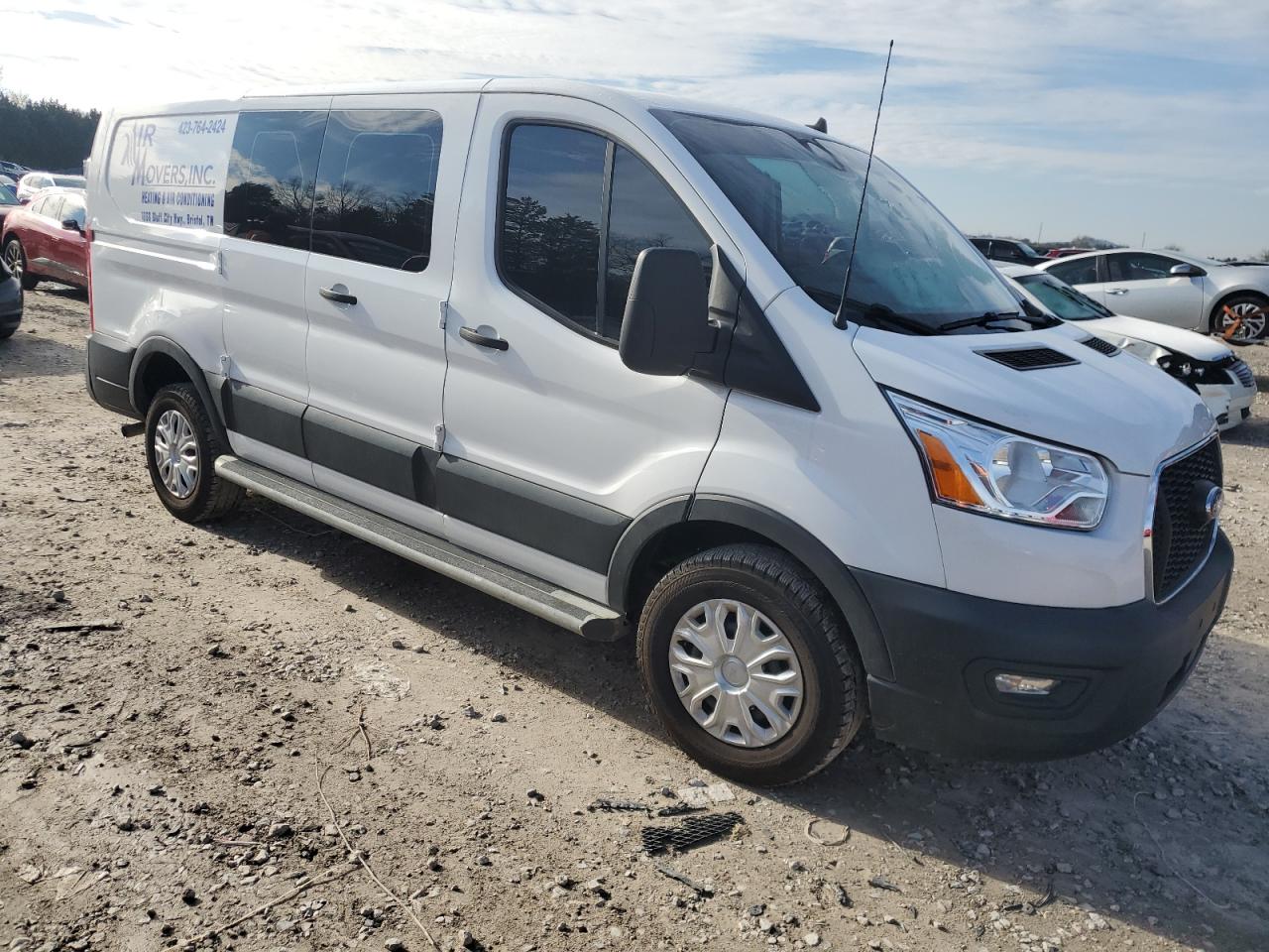 2021 Ford Transit VIN 1FTBR1Y84MKA44494 Copart auction photo, minor dent/scratches damage thumbnail 4