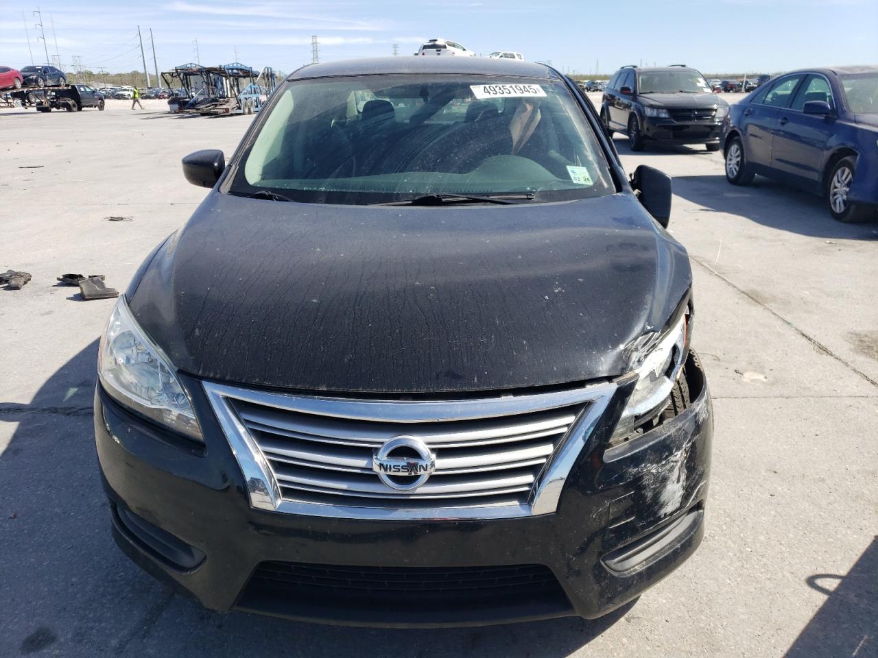 2015 Nissan Sentra VIN 3N1AB7AP4FY382036 Copart auction photo, side / front end damage thumbnail 5