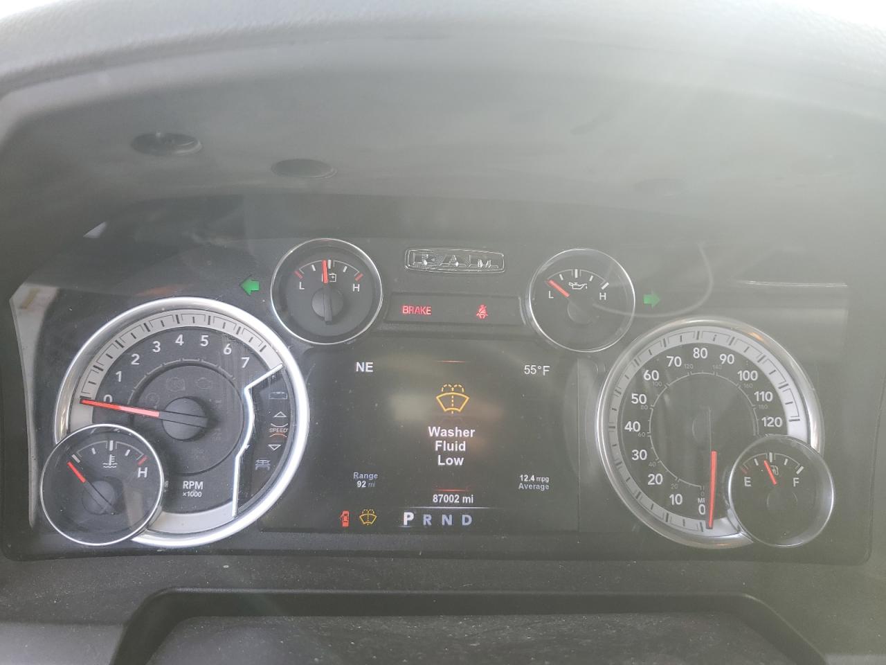 2017 RAM 1500 VIN 3C6RR7LT0HG544783 Copart auction photo, front end damage thumbnail 9