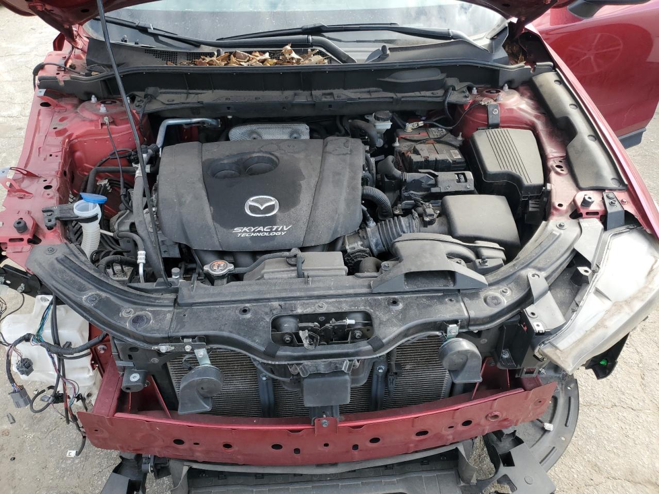 2017 Mazda CX-5 VIN JM3KFADL1H0172445 Copart auction photo, front end damage thumbnail 12