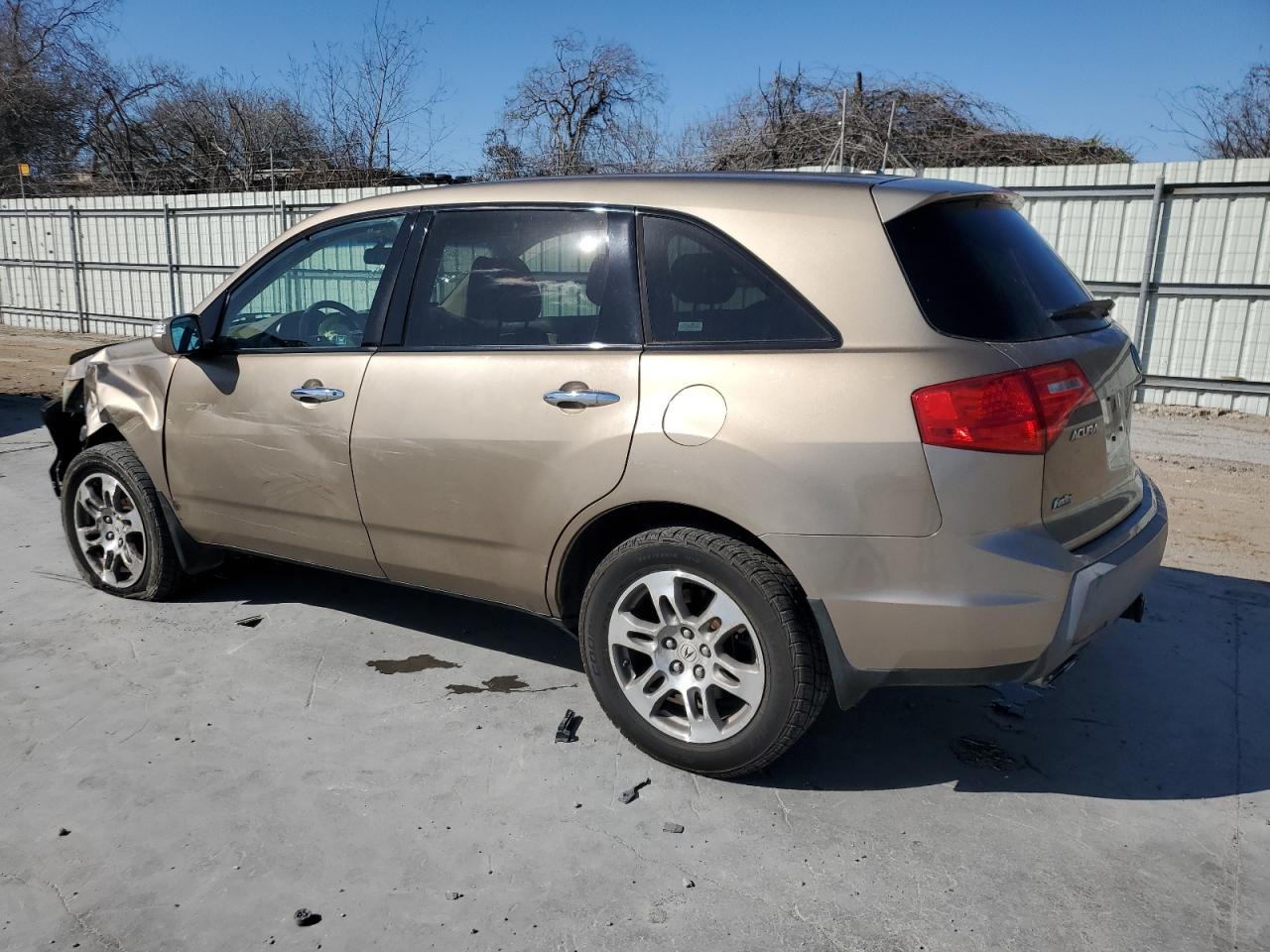 2008 Acura MDX VIN 2HNYD28218H518029 Copart auction photo, front end / side damage thumbnail 2