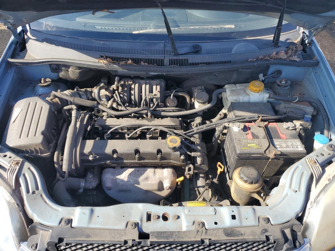 2007 Chevrolet Aveo VIN KL1TG56637B112976 Copart auction photo, front end / side damage thumbnail 11