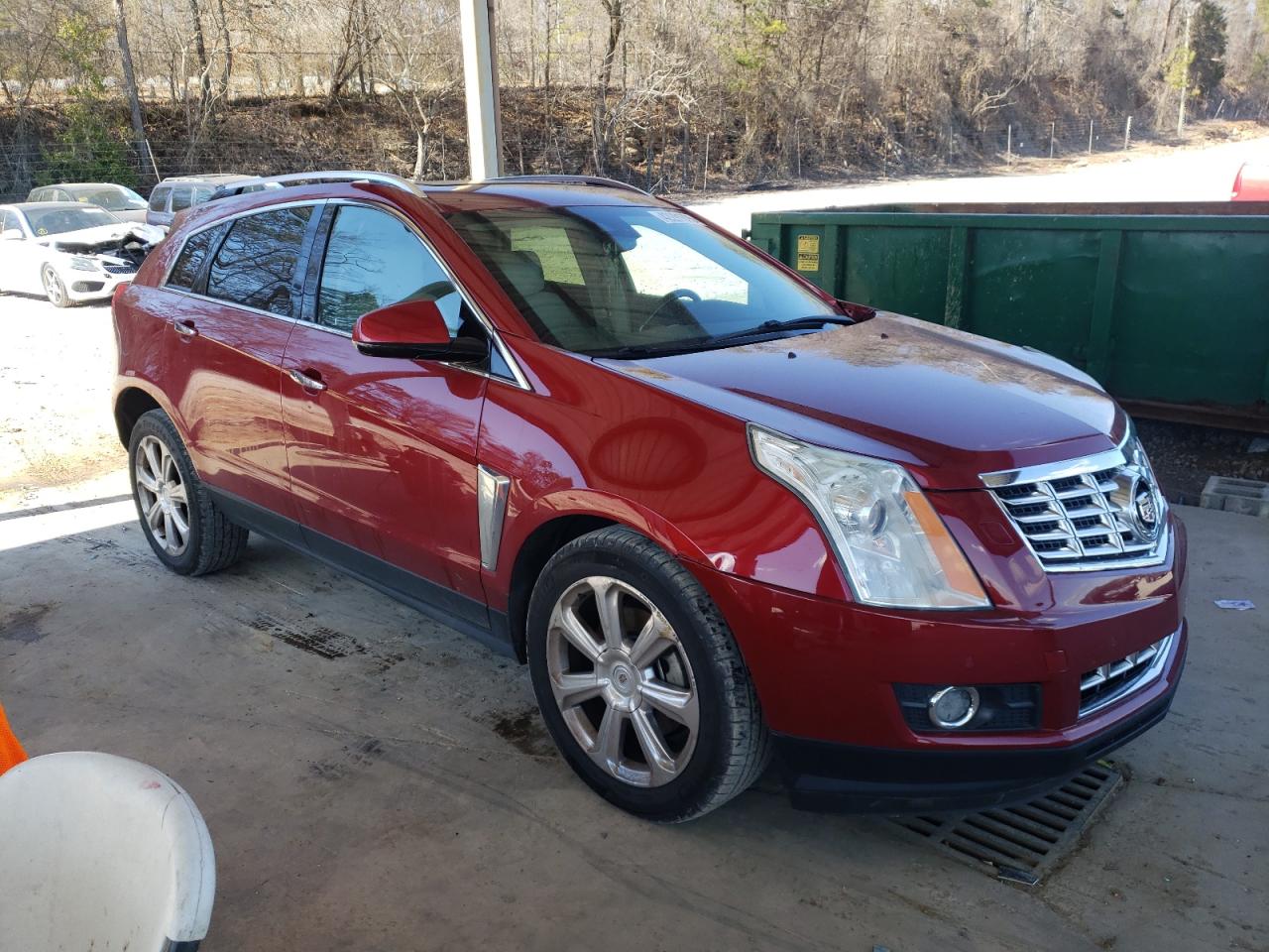 2013 Cadillac SRX VIN 3GYFNDE31DS592233 Copart auction photo, side damage thumbnail 4
