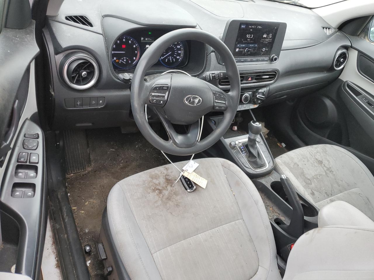 2023 Hyundai Kona VIN KM8K6CAB9PU062214 Copart auction photo, front end / side damage thumbnail 8