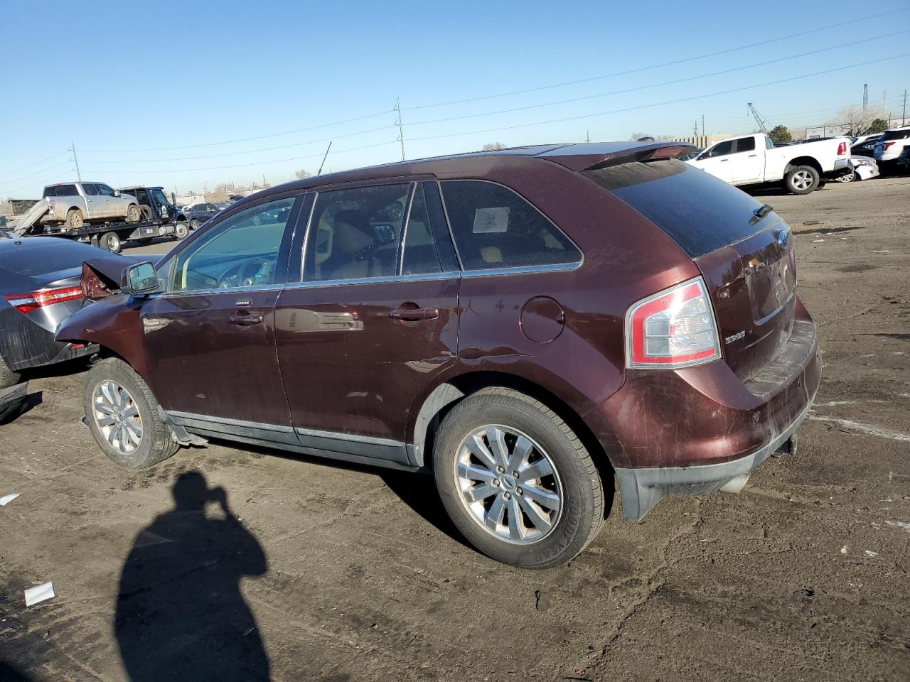 2010 Ford Edge VIN 2FMDK3KC1ABA16403 Copart auction photo, front end damage thumbnail 2