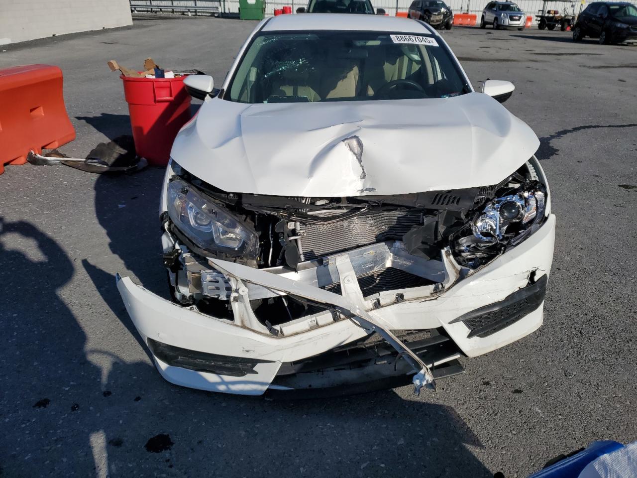 2017 Honda Civic VIN 2HGFC2F50HH574185 Copart auction photo, all over damage thumbnail 5