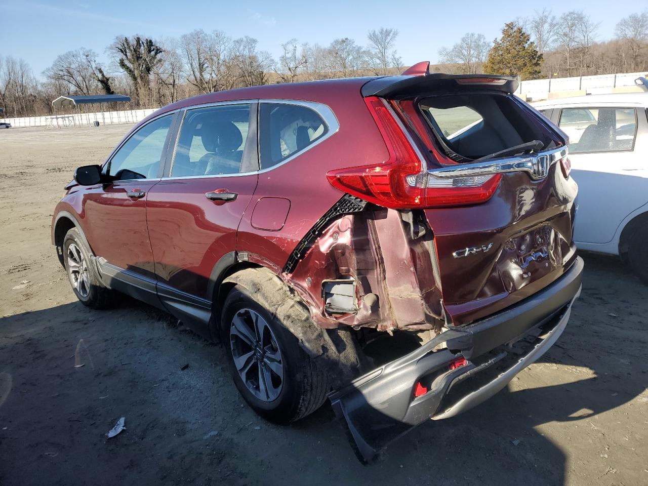 2018 Honda CR-V VIN 2HKRW6H39JH202847 Copart auction photo, all over damage thumbnail 2