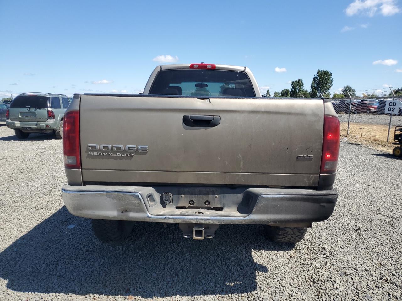 2005 Dodge RAM VIN 3D7KS28C75G782335 Copart auction photo, burn - engine damage thumbnail 6