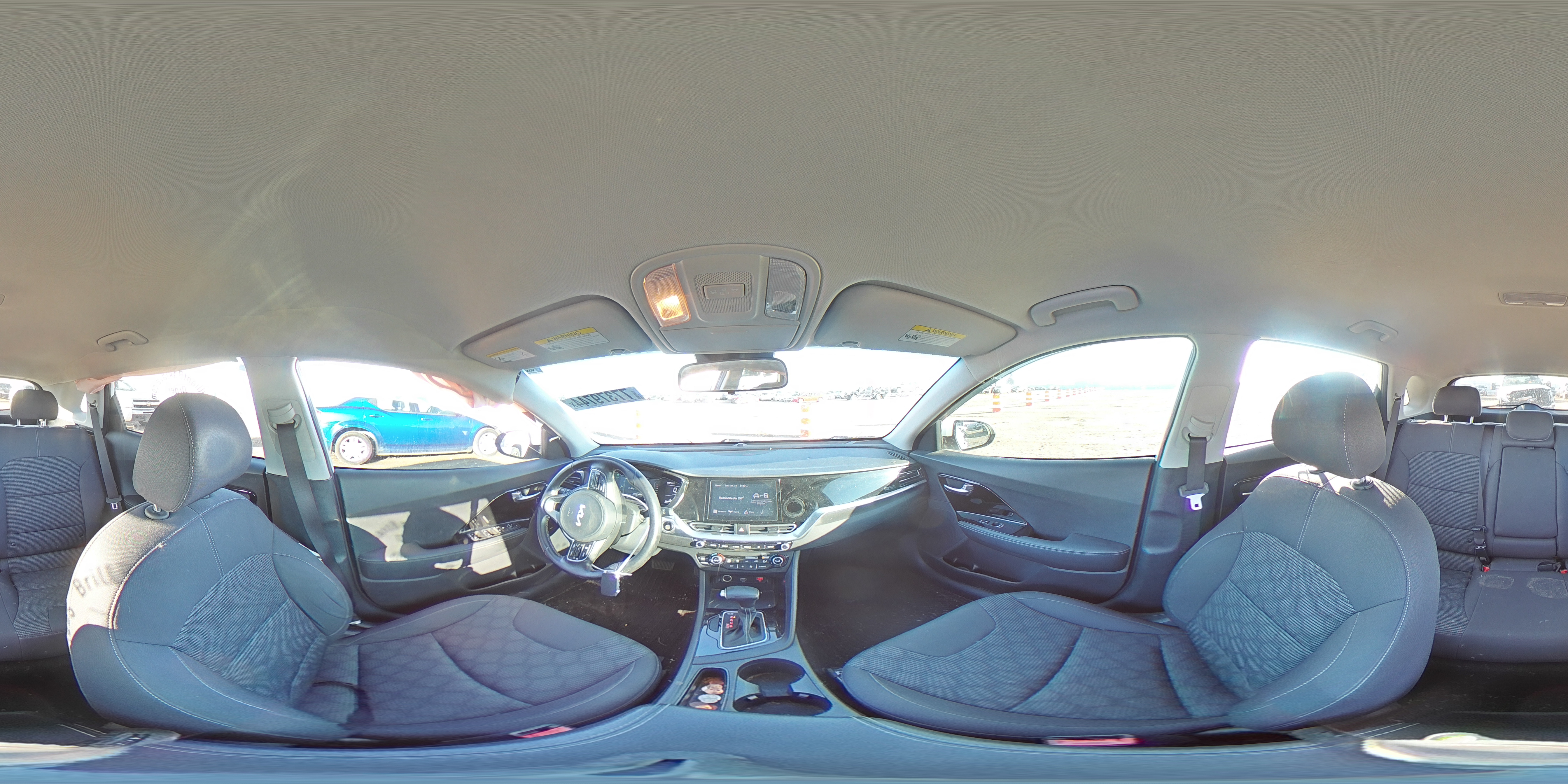 2022 KIA Niro VIN KNDCB3LC0N5548959 Copart auction photo, front end / hail damage thumbnail 14