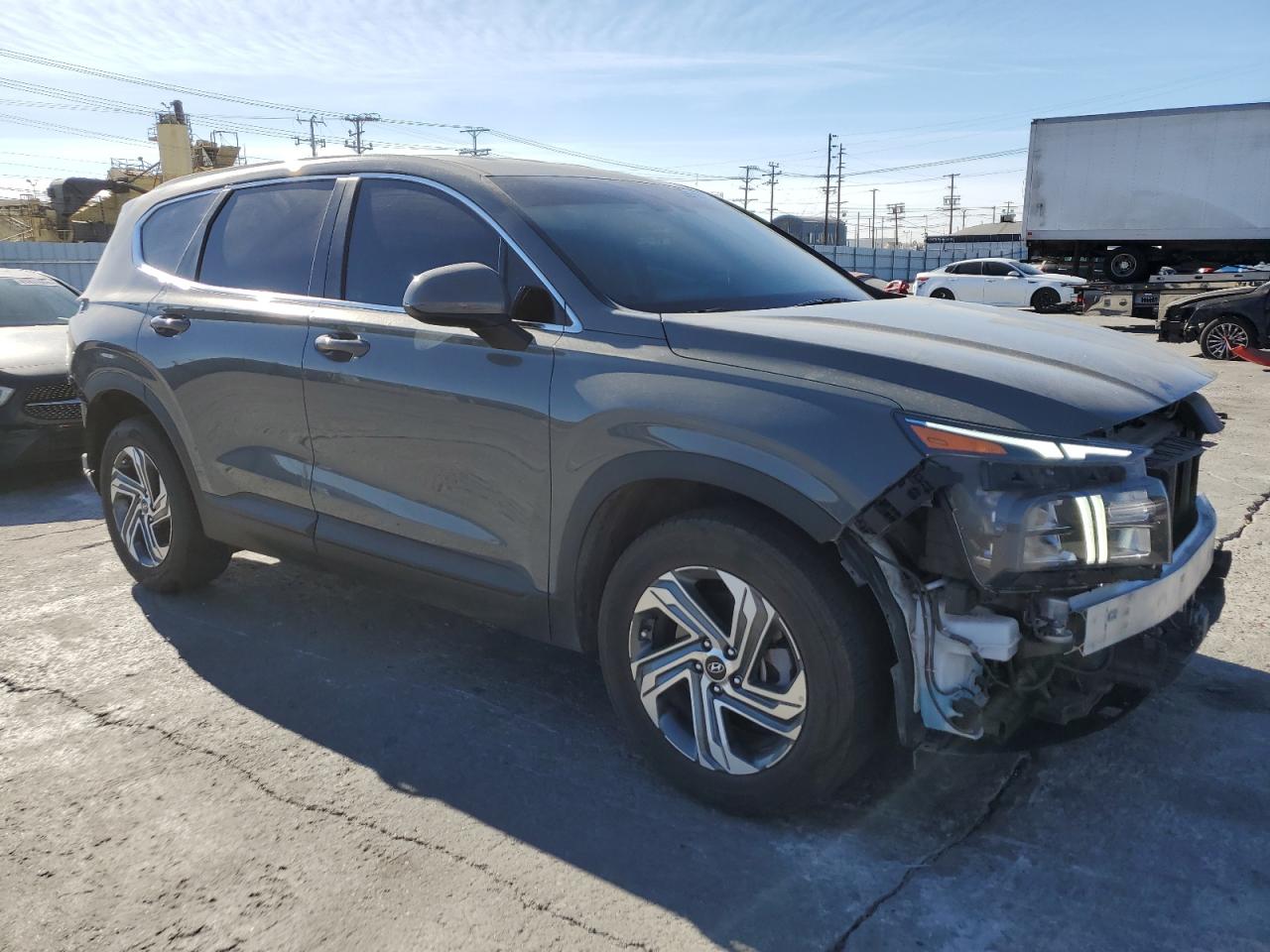 2023 Hyundai Santa Fe VIN 5NMS14AJXPH646435 Copart auction photo, front end / rear end damage thumbnail 4