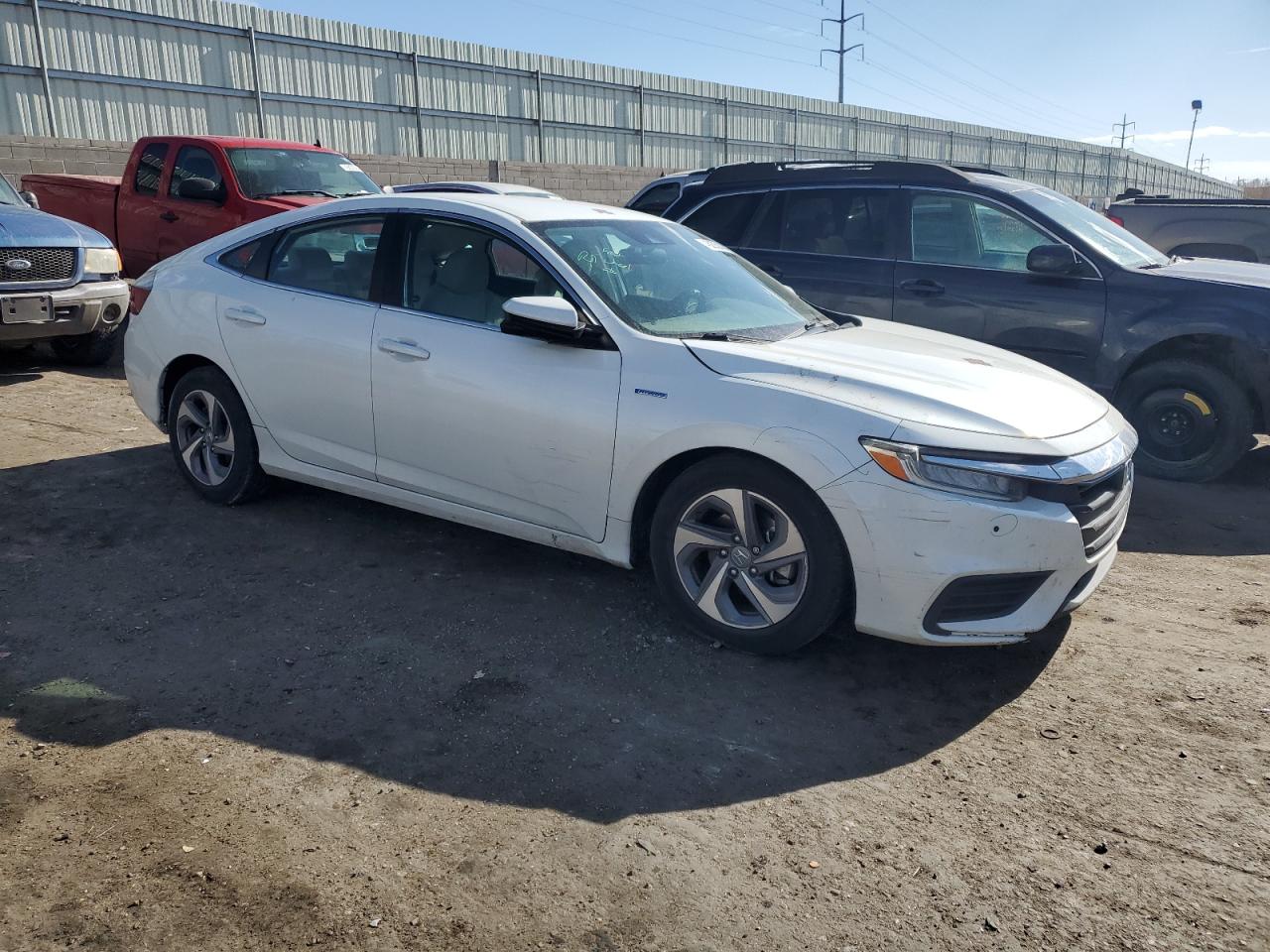 2020 Honda Insight VIN 19XZE4F52LE000905 Copart auction photo, front end / side damage thumbnail 4