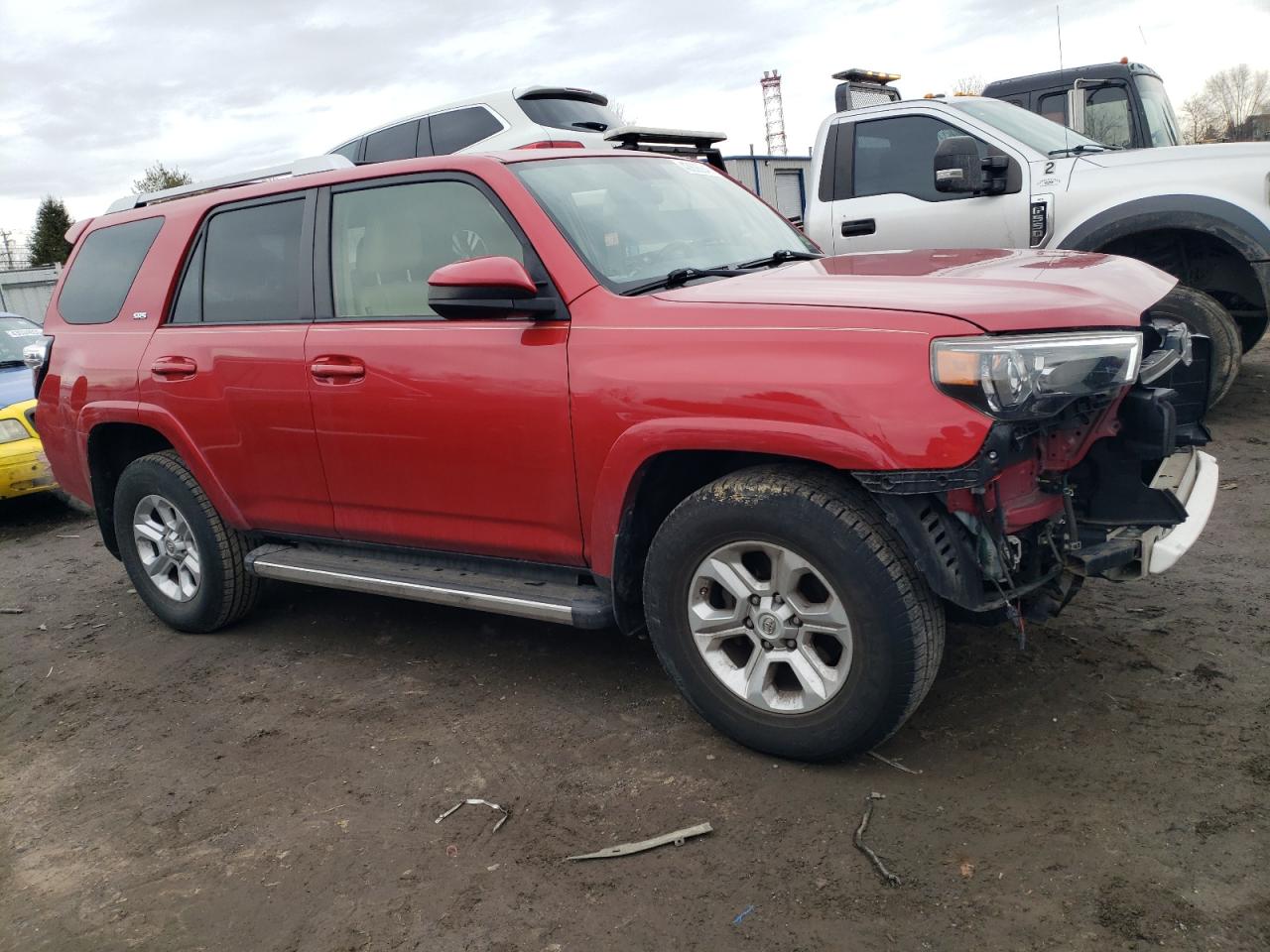 2016 Toyota 4Runner VIN JTEZU5JRXG5141060 Copart auction photo, front end / minor dent/scratches damage thumbnail 4