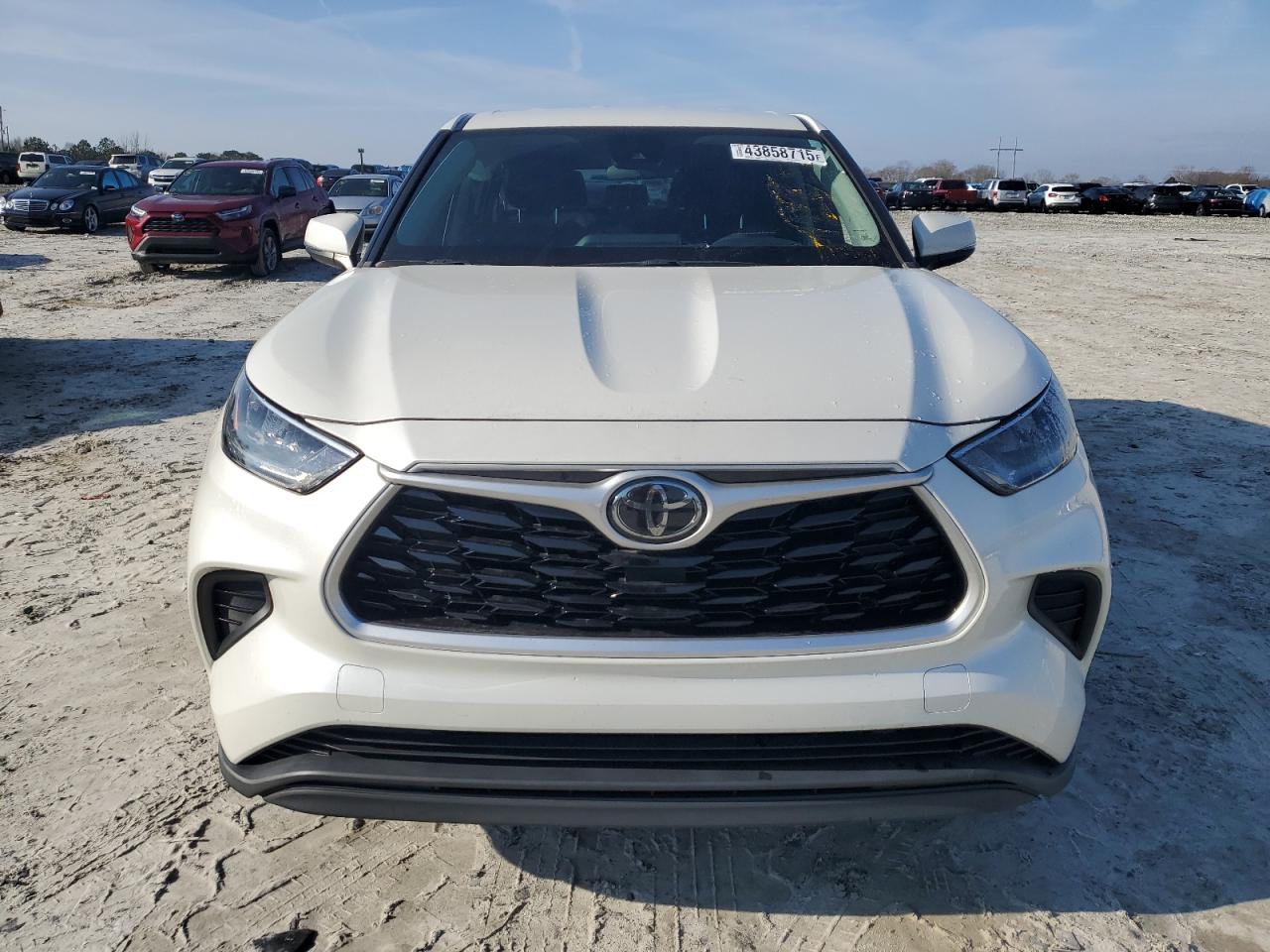 2020 Toyota Highlander VIN 5TDCZRAH7LS507880 Copart auction photo, side / undercarriage damage thumbnail 5