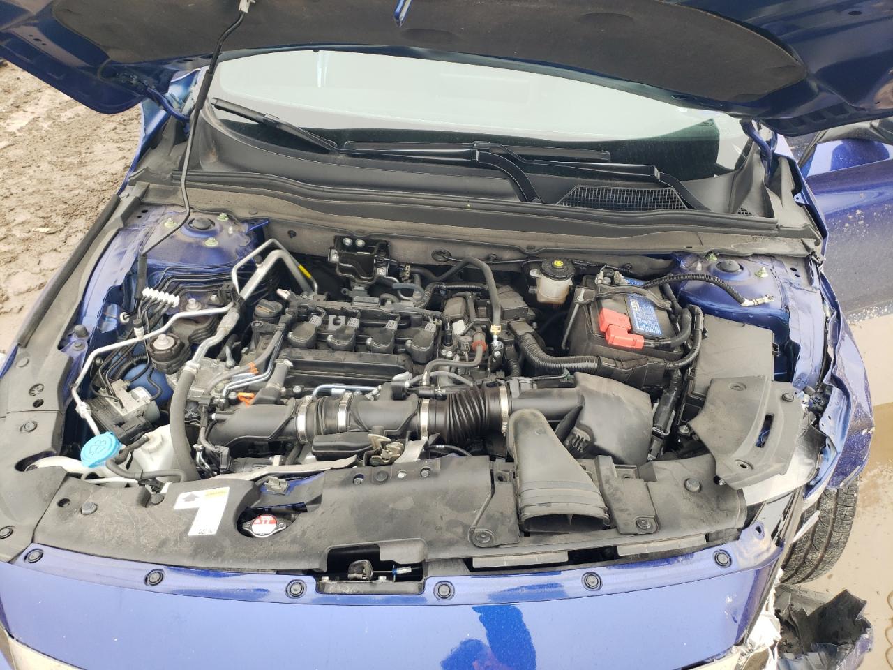 2022 Honda Accord VIN 1HGCV1F36NA121690 Copart auction photo, side / front end damage thumbnail 13