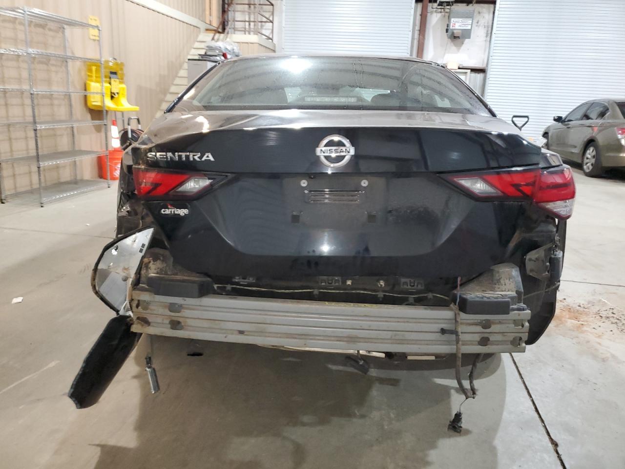 2020 Nissan Sentra VIN 3N1AB8BV1LY244565 Copart auction photo, rollover damage thumbnail 6