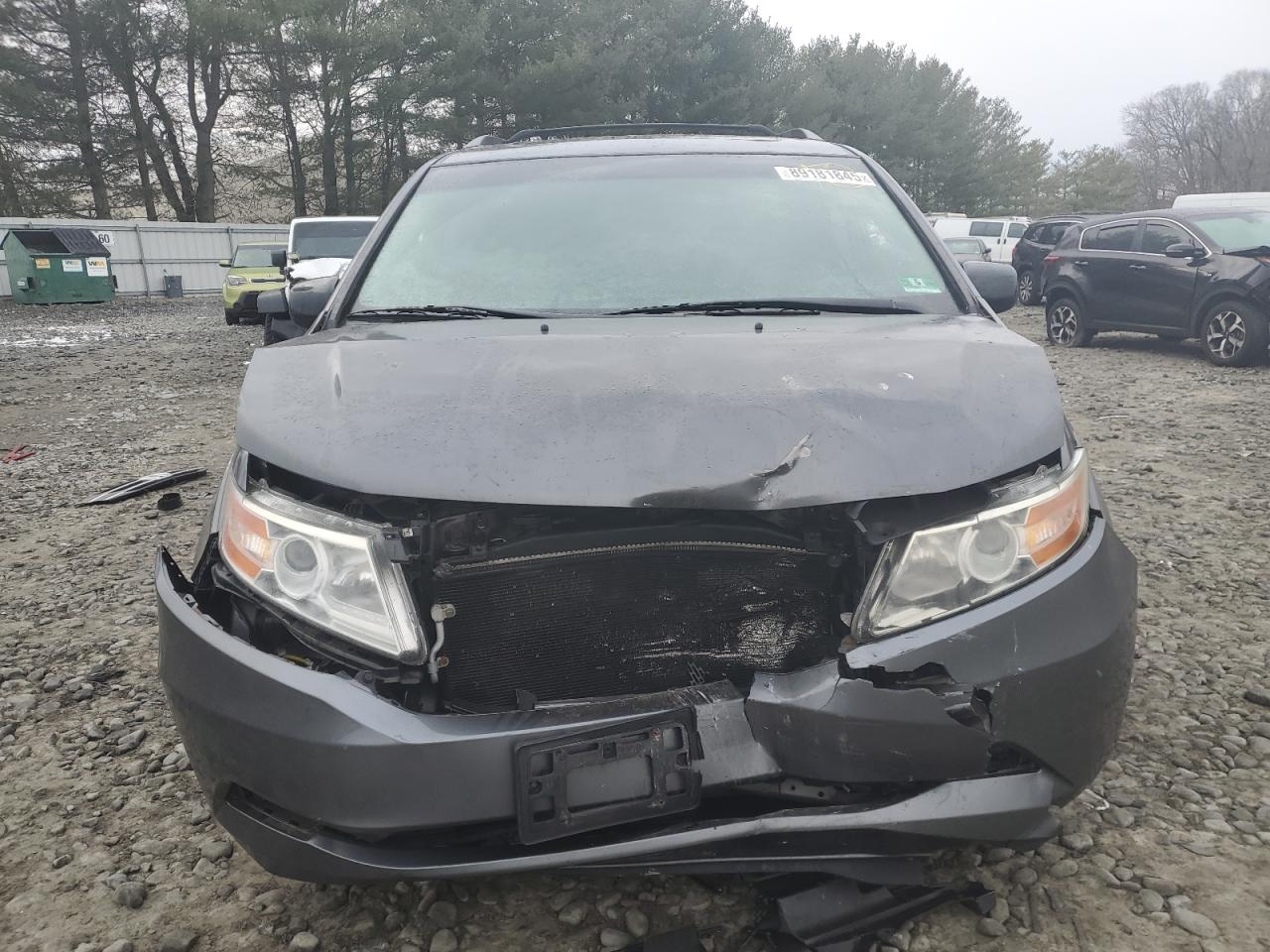 2012 Honda Odyssey VIN 5FNRL5H65CB086268 Copart auction photo, front end damage thumbnail 5