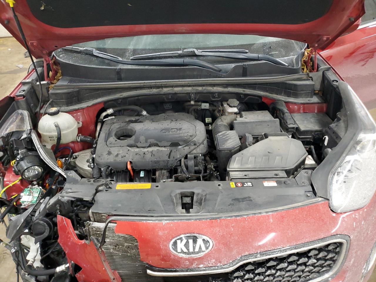 2019 KIA Sportage VIN KNDPMCACXK7614299 Copart auction photo, front end damage thumbnail 13